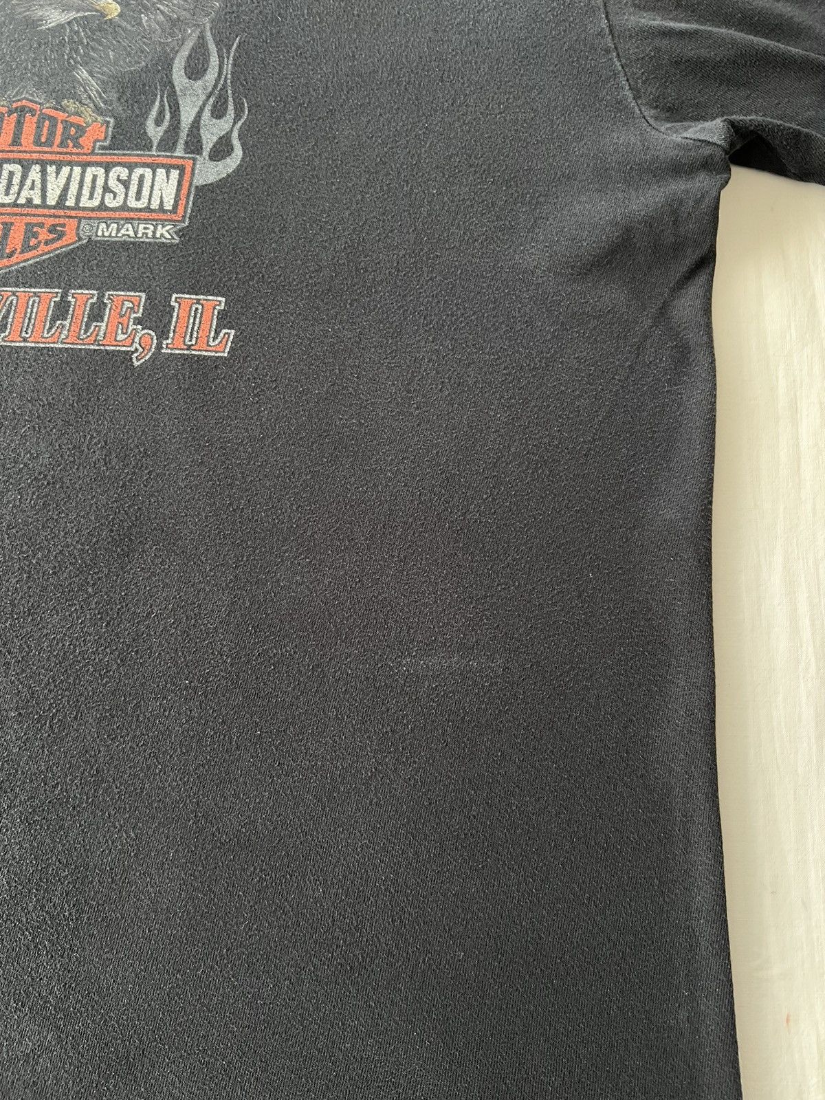 Harley Davidson Vintage 2010 Harley Davidson Motorcycles Eagle Flame T-shirt Size US L / EU 52-54 / 3 - 16 Thumbnail