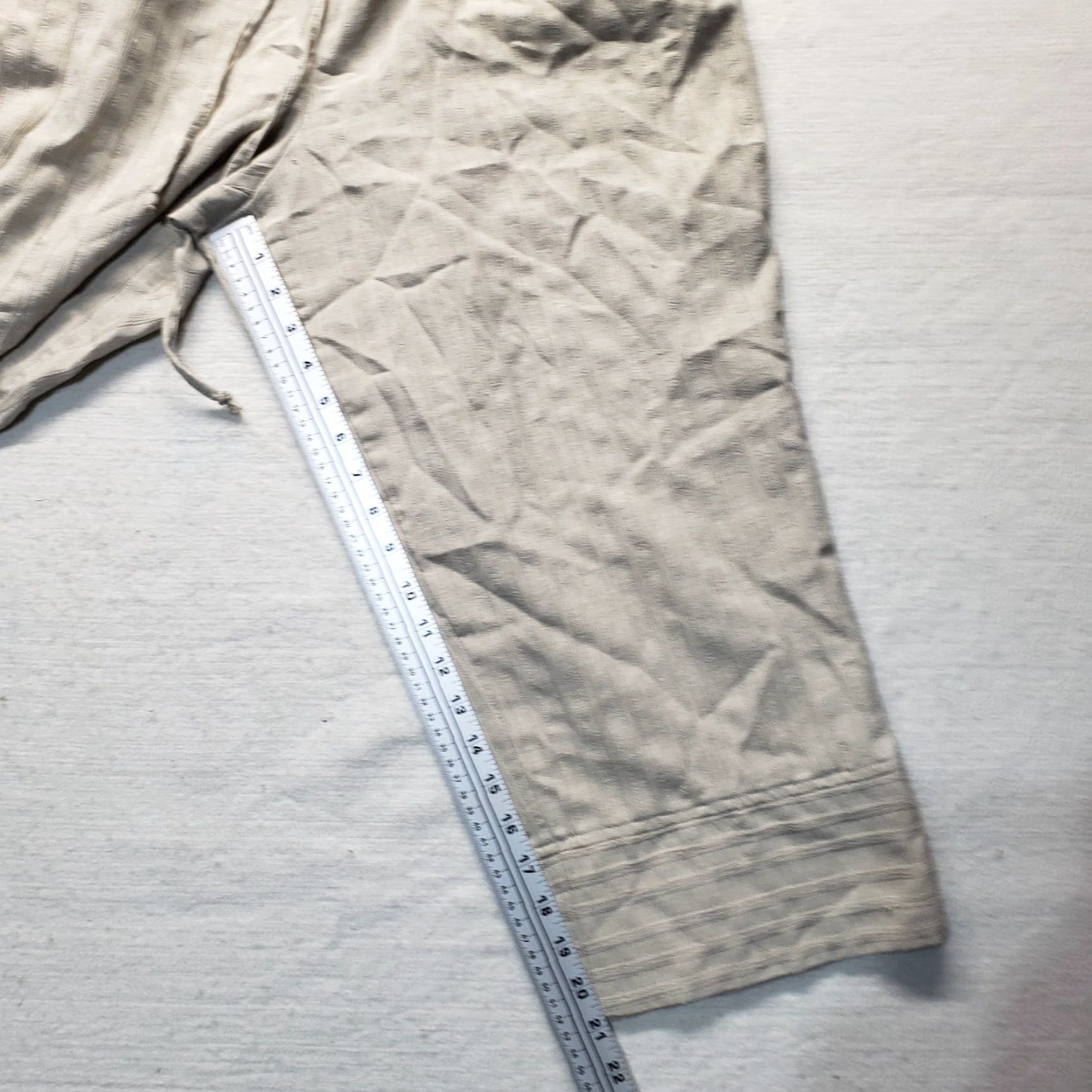 Vintage Southern Lady Pants Adult Women's Size L Large Brown Tan Beige Elastic Waist Womens Size 36" / US 14 / IT 50 - 7 Thumbnail
