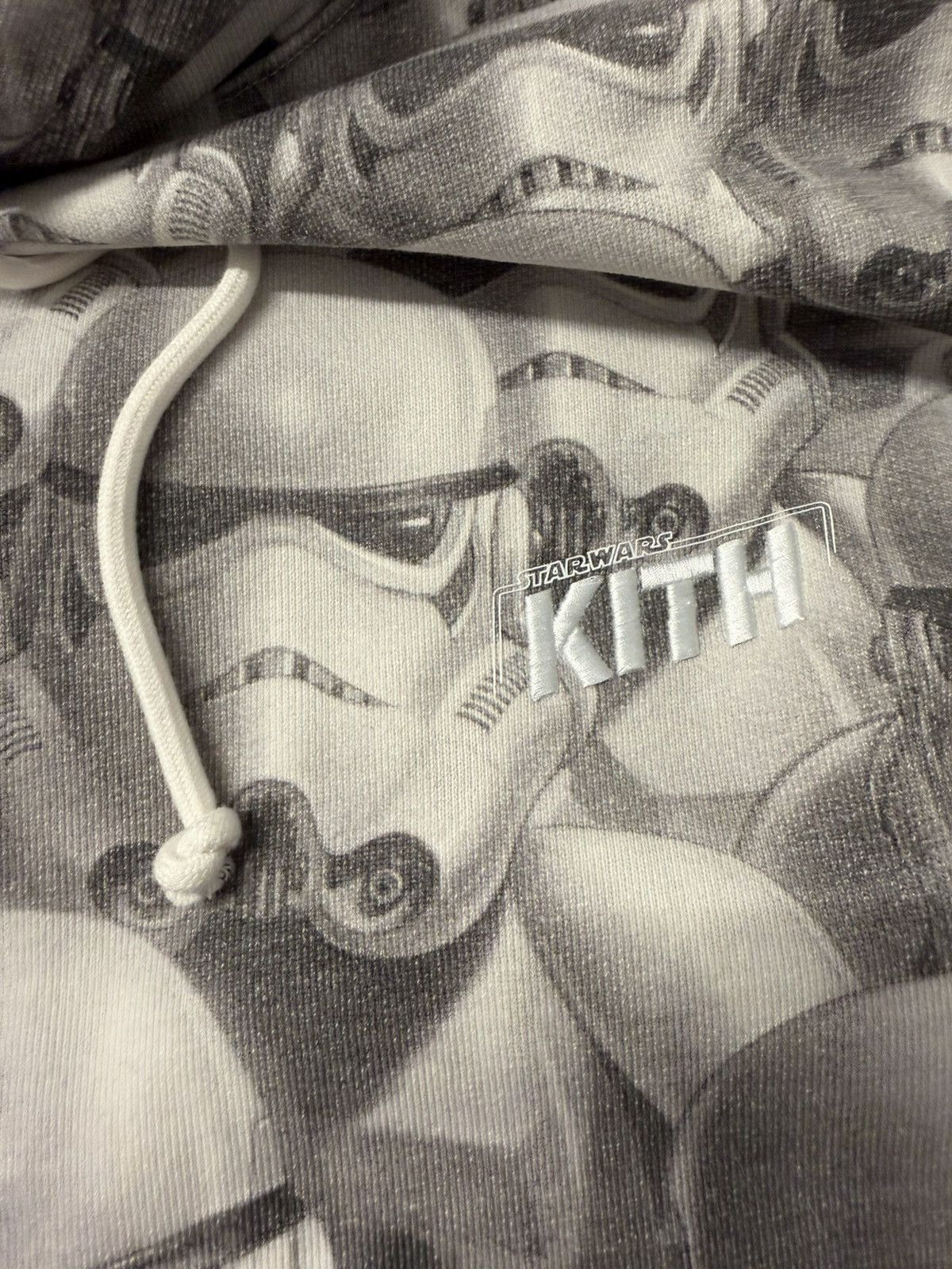 Kith Star wars Storm Trooper Hoodie size large Brand New