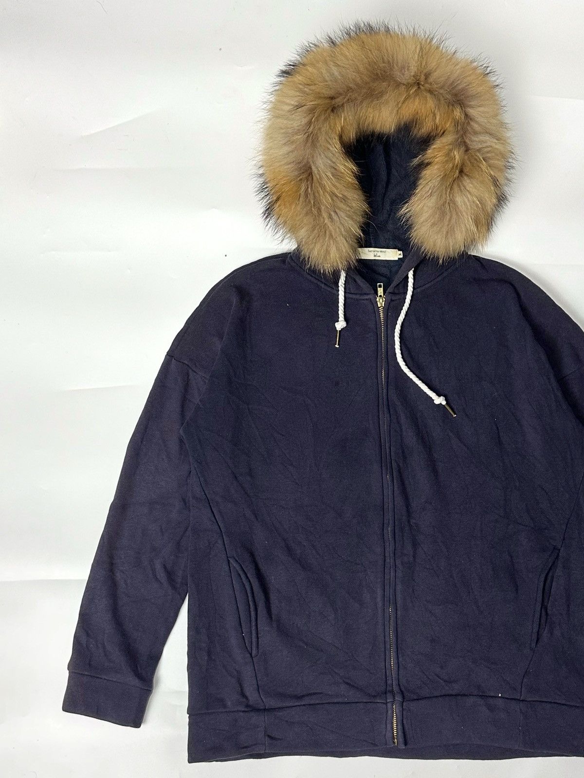 If Six Was Nine Fur hoodie just faded samansa mos2 ifsixwasnine style Size US M / EU 48-50 / 2 - 2 Thumbnail