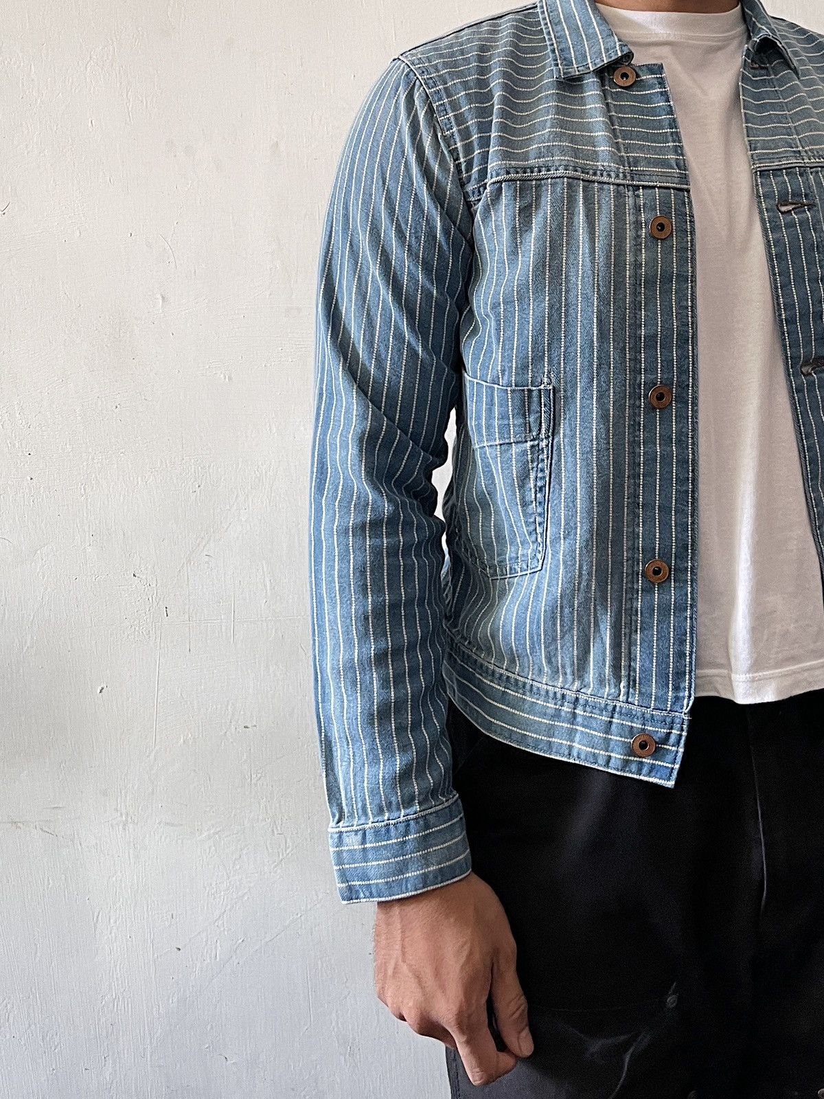 RRL Ralph Lauren RRL DOUBLE RL HUTCHINS ENGINEER DOT STIFFLE JACKET Size US XS / EU 42 / 0 - 5 Thumbnail