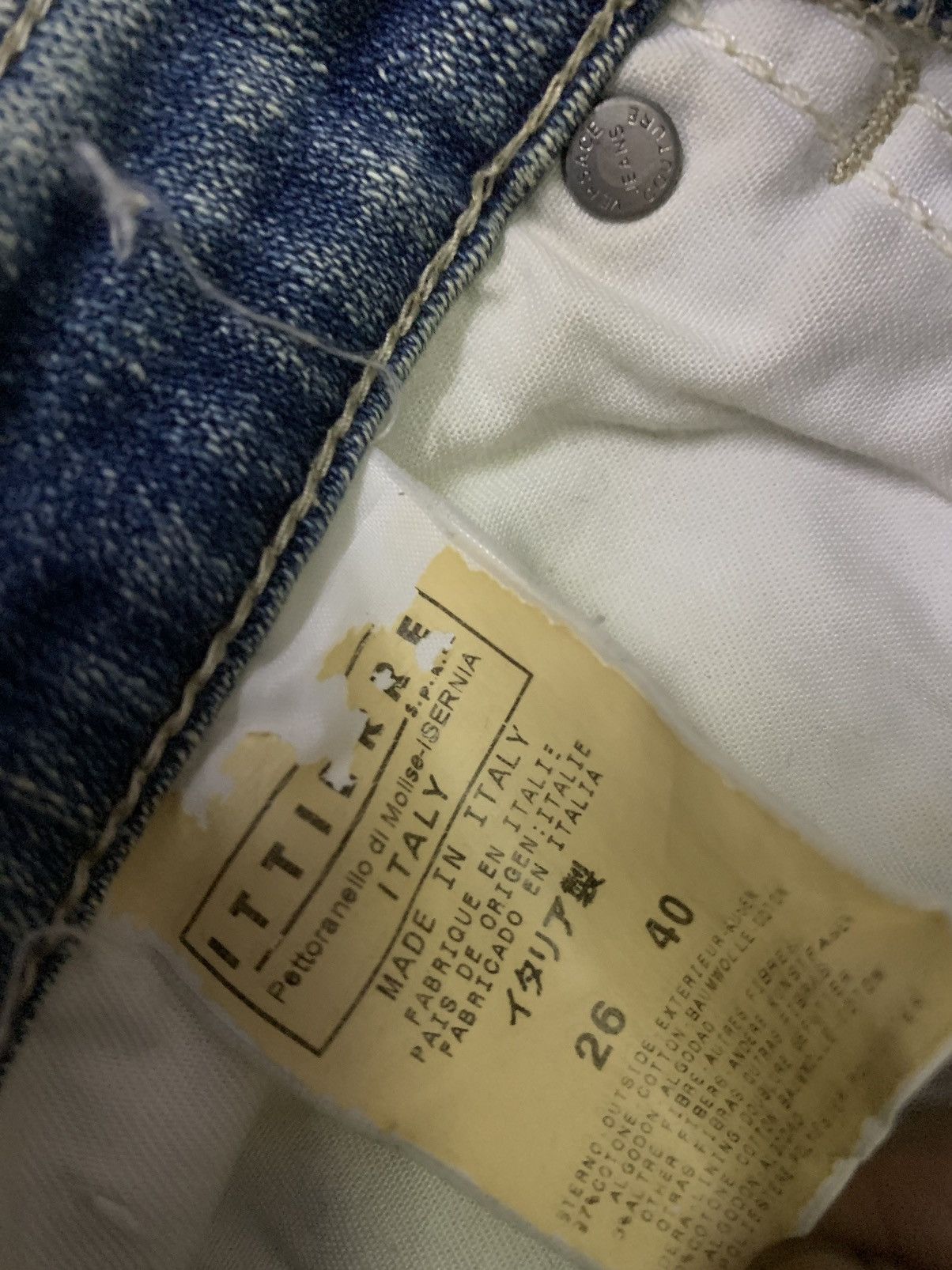 Versace Jeans Couture Vtg Versace Jeans Couture Denim Size 27" / US 4 / IT 40 - 8 Thumbnail