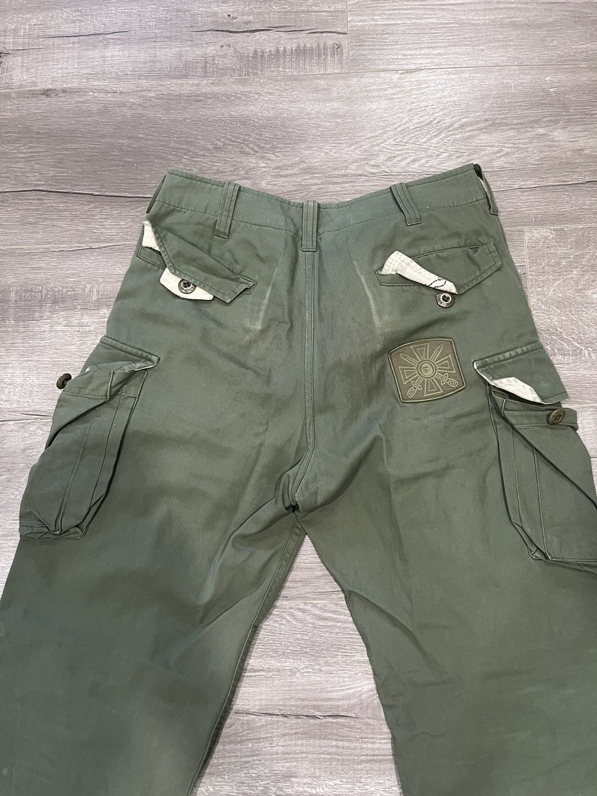 Bape Bape Vintage Pirate cargo pants Size US 31 - 4 Thumbnail