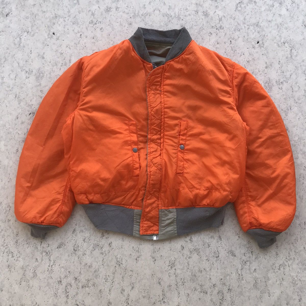 Alpha Industries Vintage Alpha Industries MA-1 Reversible Bomber Jacket Size US XL / EU 56 / 4 - 7 Thumbnail