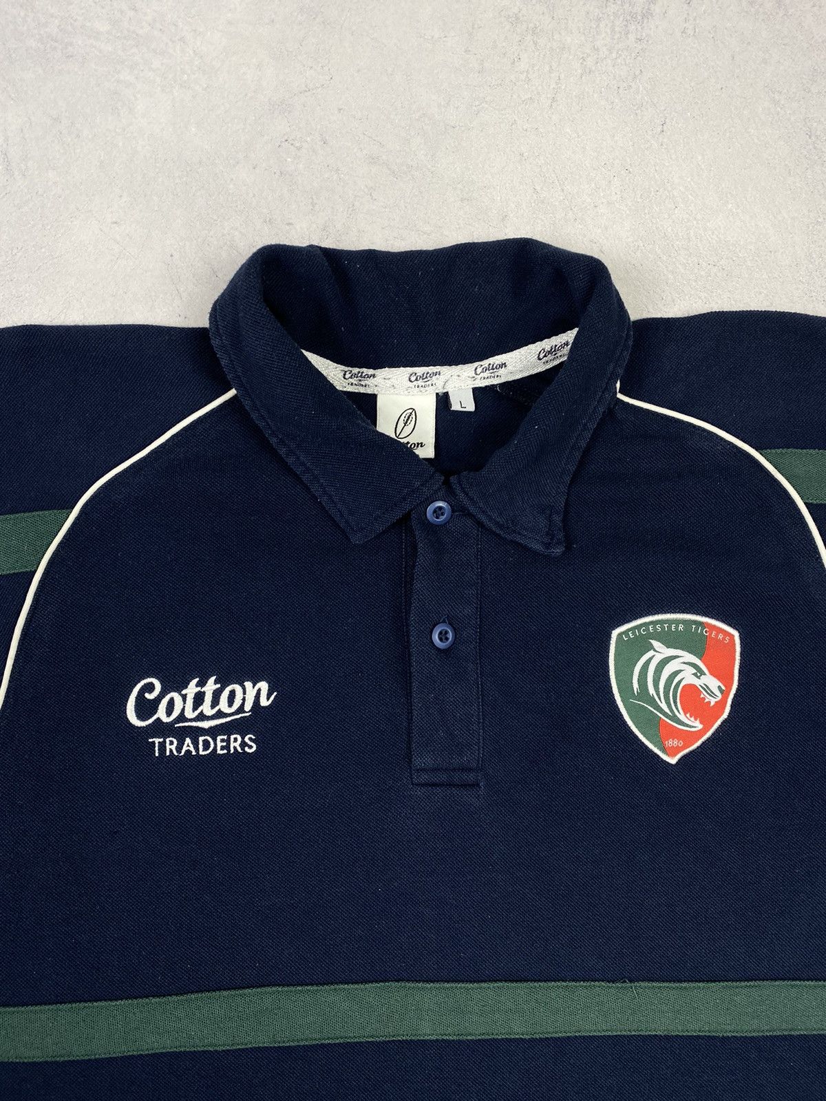 Cotton Traders Vintage Cotton Trades x Leicester Tigers Rugby Jersey Shirt Size US L / EU 52-54 / 3 - 5 Thumbnail