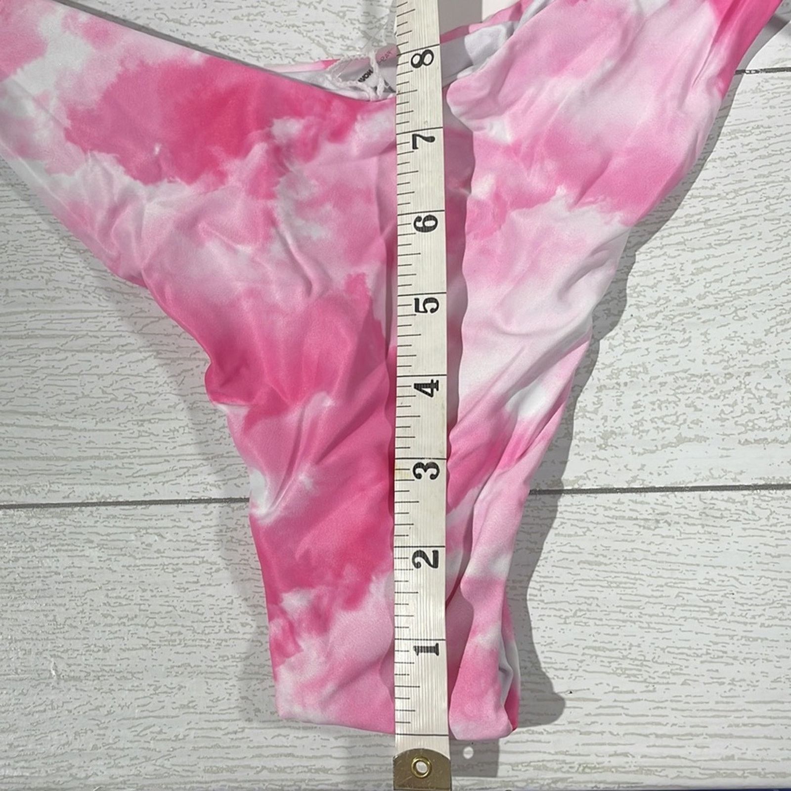 Fashion Nova Fashion Nova Cotton Candy Skies Tie Dye Bikini Set Large NWT Size ONE SIZE - 4 Thumbnail