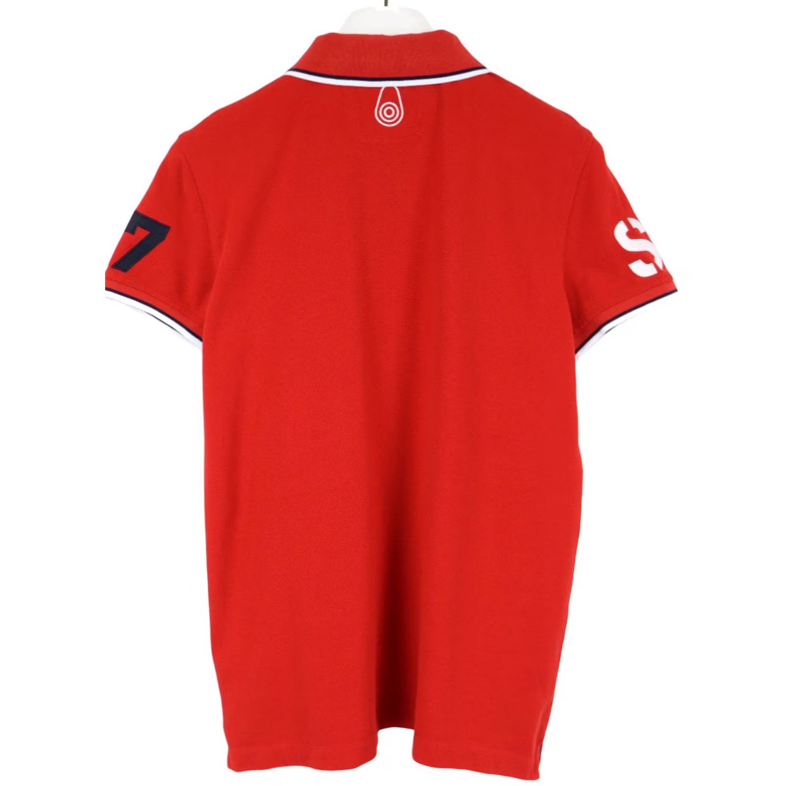 Vintage SAIL RACING Grinder Polo T-Shirt SMALL Red Collared Short Sleeve Men's Size US S / EU 44-46 / 1 - 2 Thumbnail