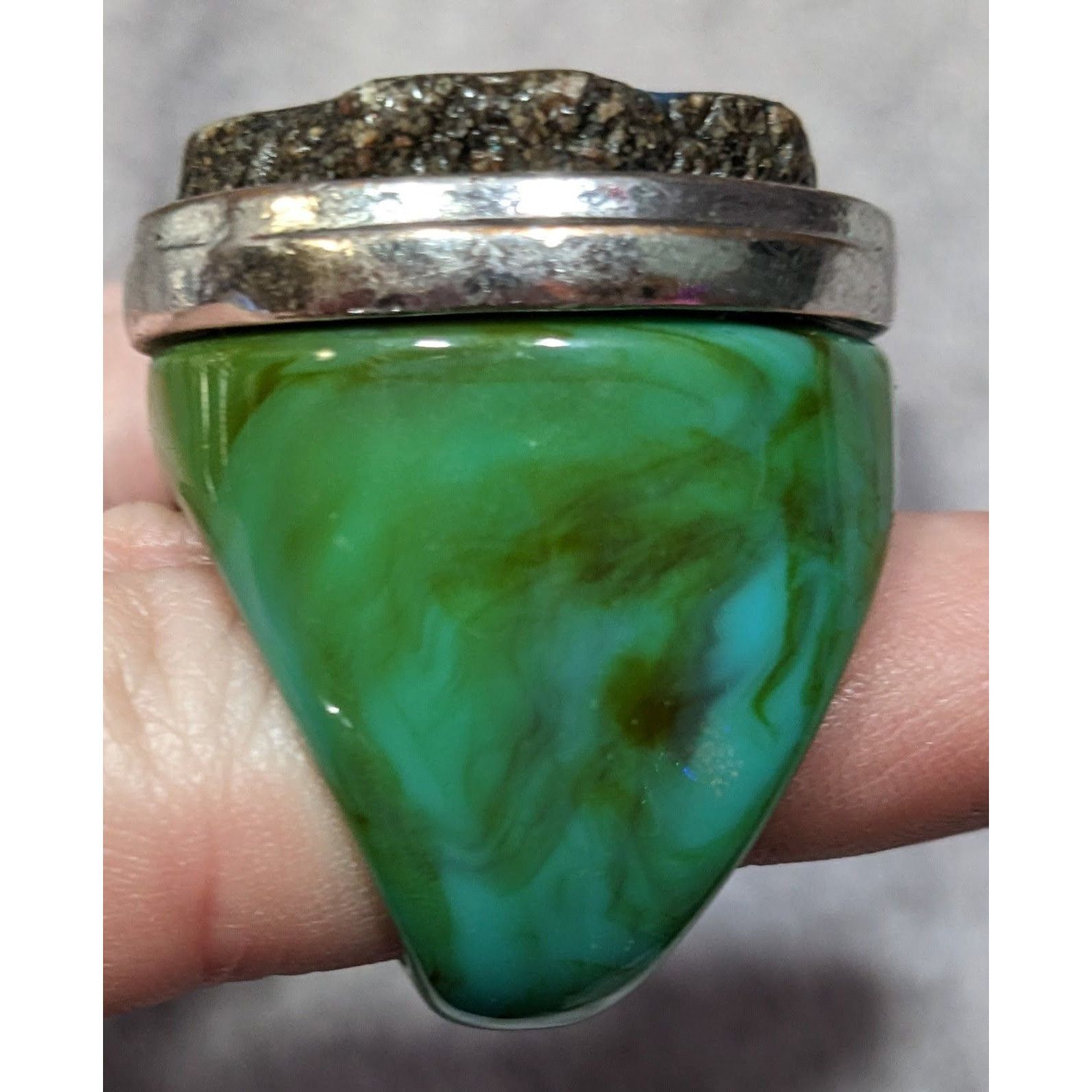 Other Vintage Chunky Lucite And Faux Stone Constellation Statement Size ONE SIZE - 10 Thumbnail