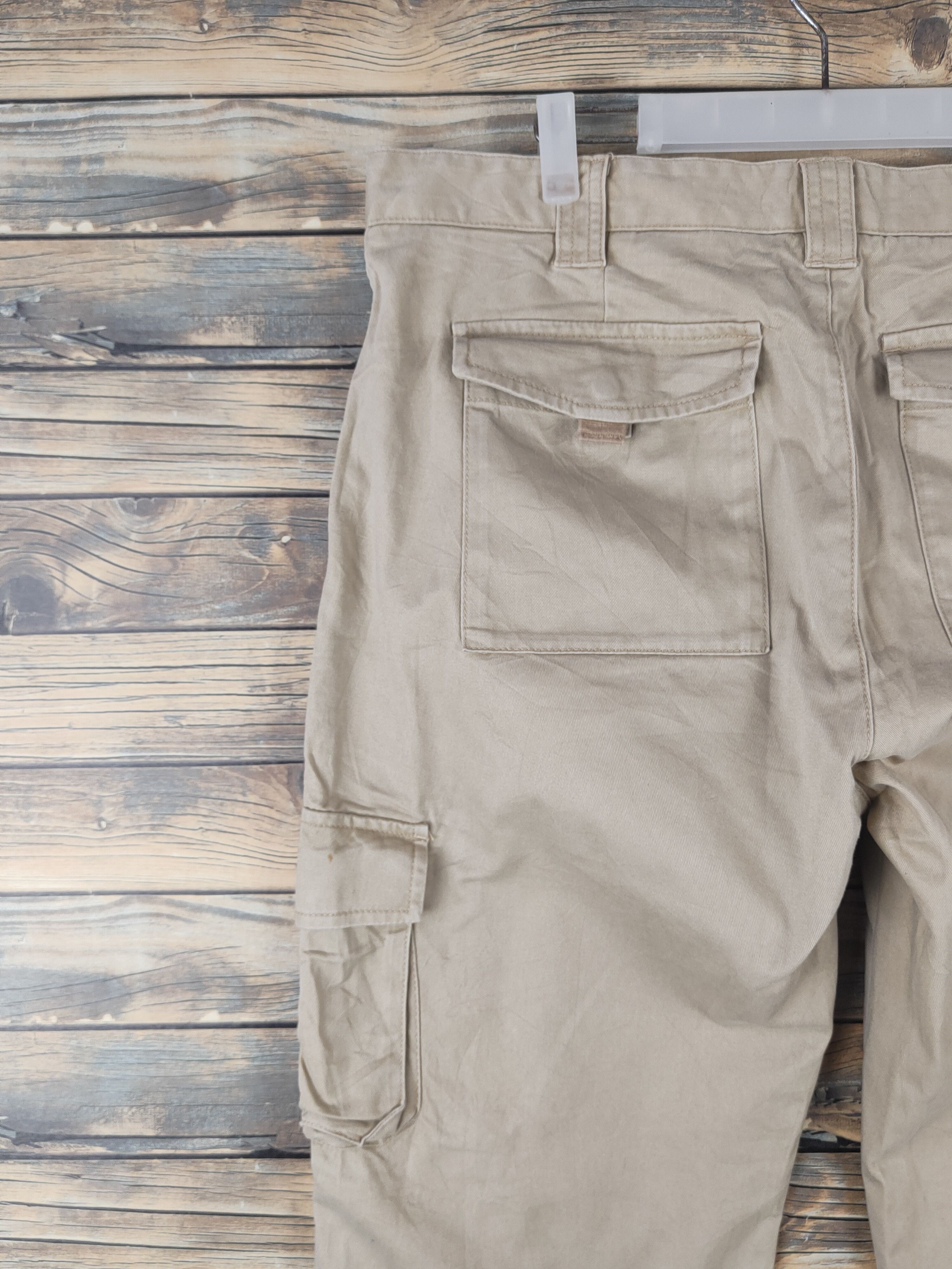 Japanese Brand D Eddie Bauer Beige Multipocket Tactical Cargo Pants #1641 Size US 36 / EU 52 - 8 Thumbnail