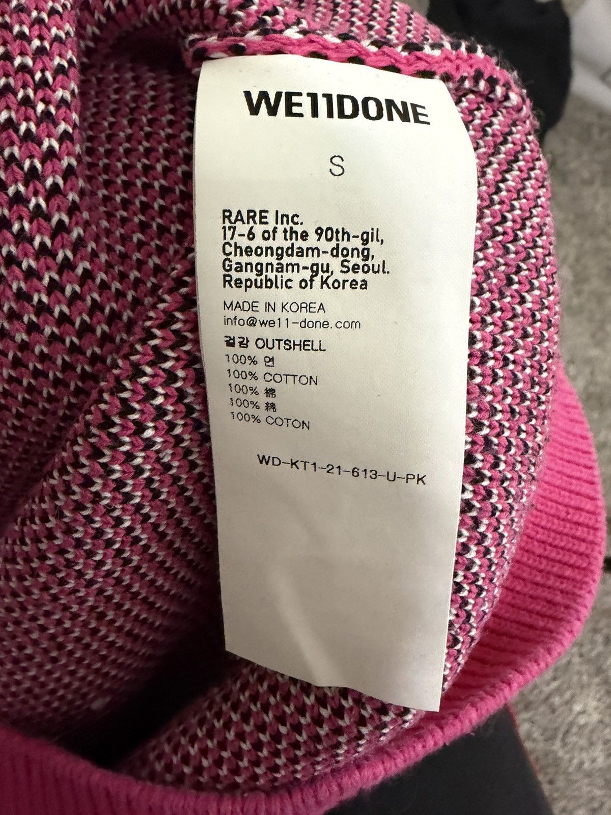 WE11DONE We11done Pink Knit Sweater Size S / US 4 / IT 40 - 4 Thumbnail