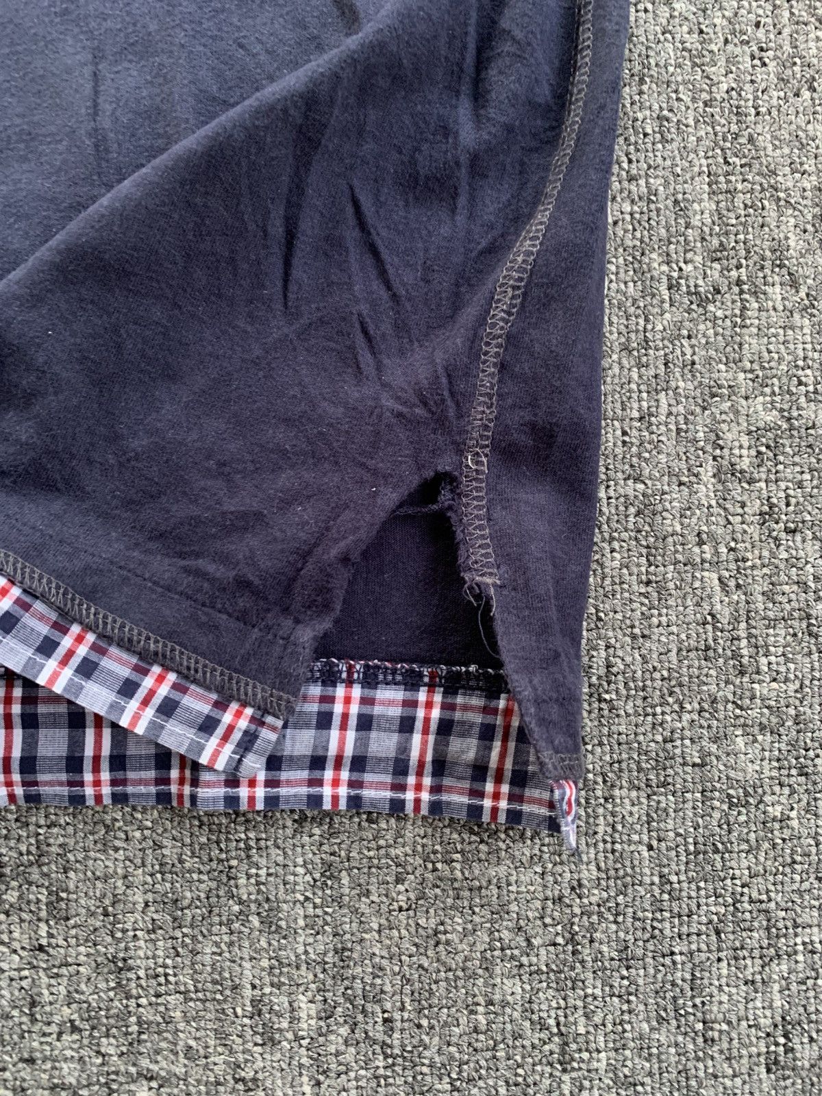 Takeo Kikuchi Tkmixpice Crazy Double Layer Distressed Polo Tshirt Size US L / EU 52-54 / 3 - 6 Thumbnail