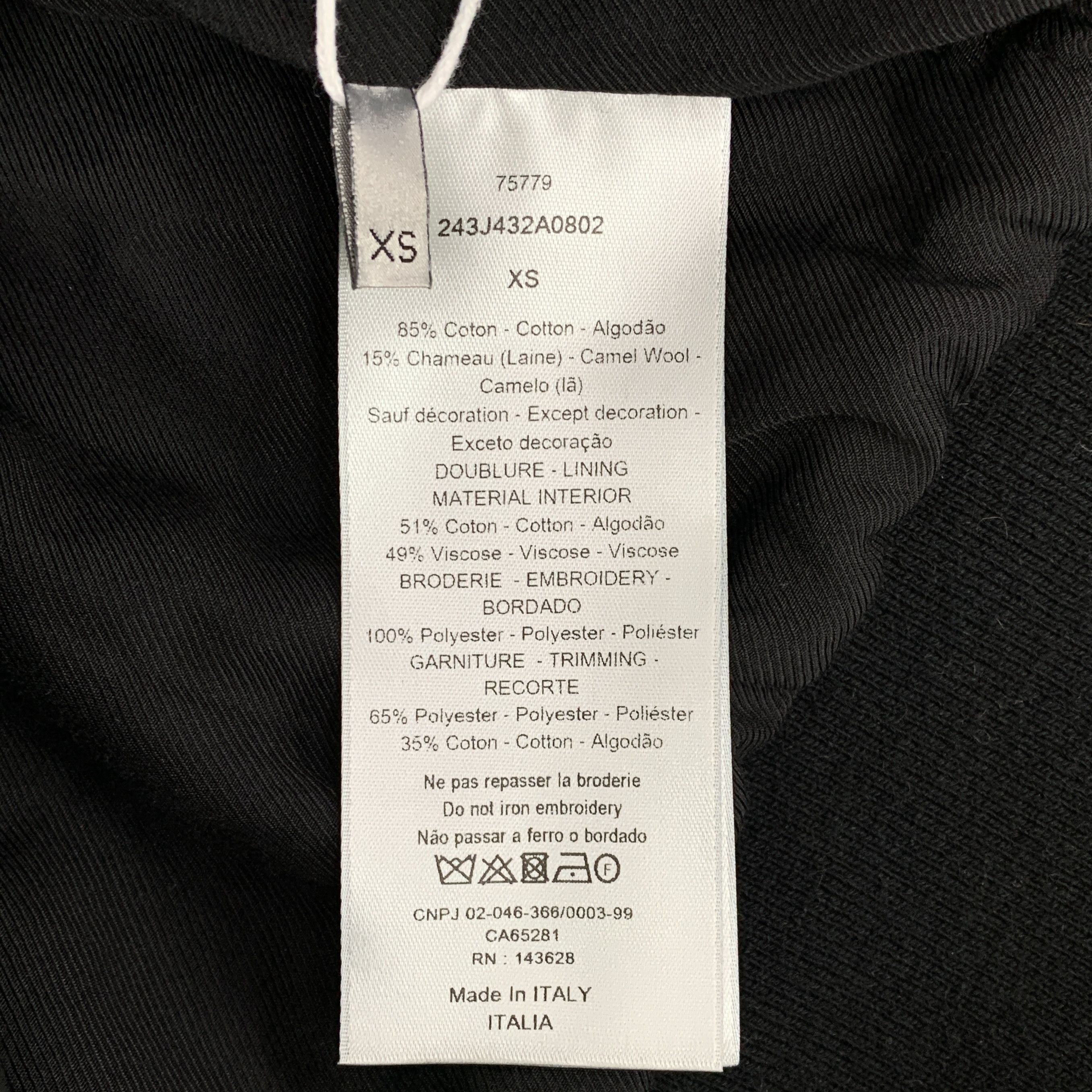 Dior Dior Logo Cotton Jacket Black (XS) Size XS / US 0-2 / IT 36-38 - 6 Thumbnail