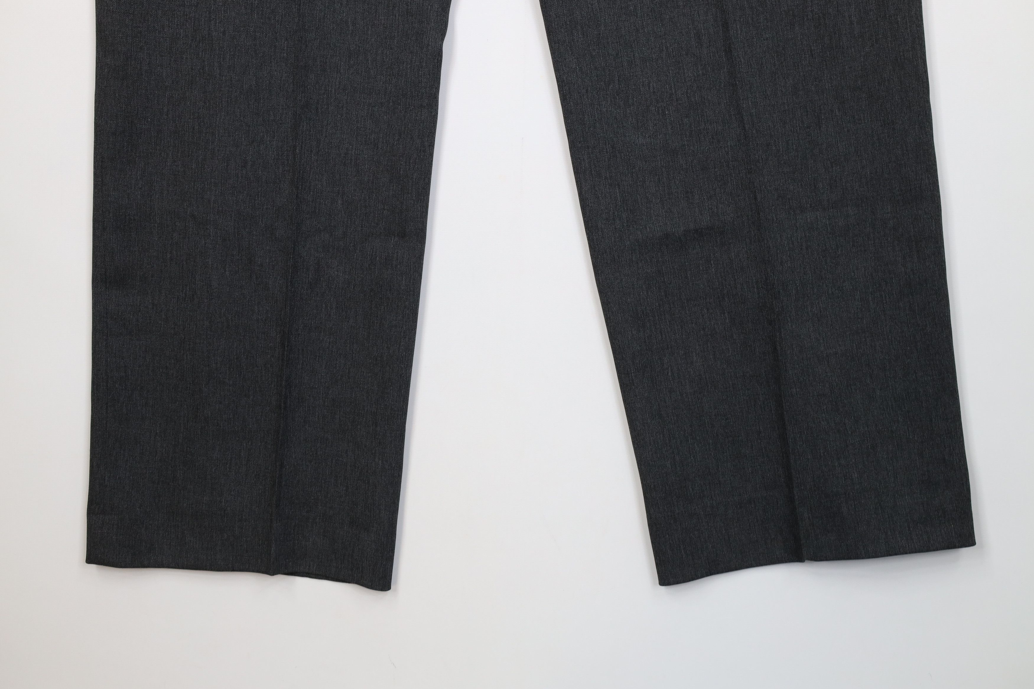 Vintage Vintage 70s Streetwear Knit Flared Wide Leg Chino Pants Gray Size US 44 / EU 60 - 11 Thumbnail