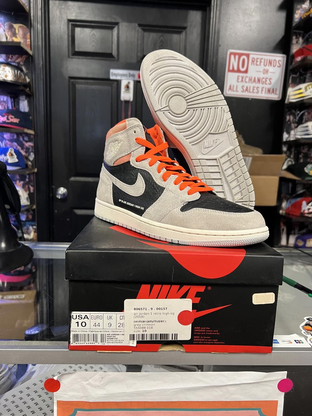 Nike 2019 Jordan High OG ‘Neutral Grey’ Size US 10 / EU 43 - 1 Thumbnail