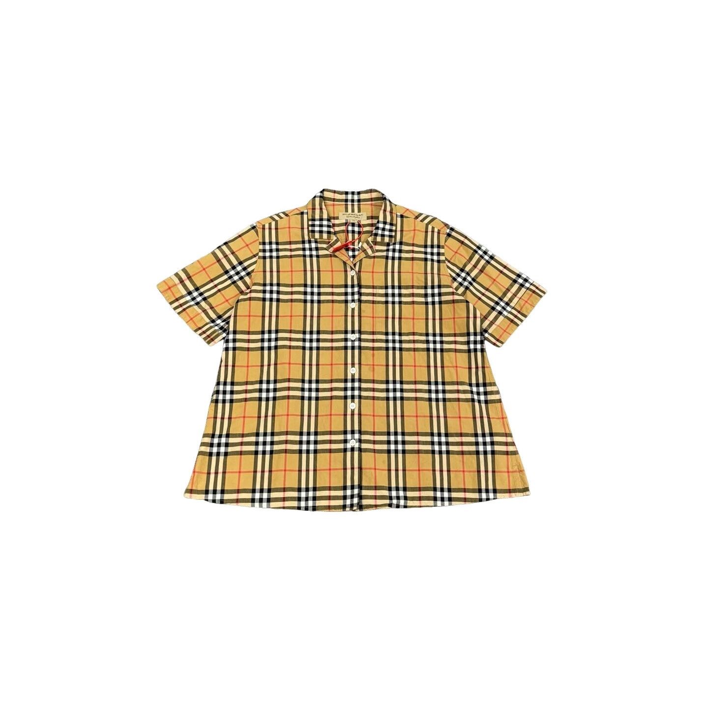 Burberry Burberry Classic Check Short Sleeve Shirt UK 4 Size XS / US 0-2 / IT 36-38 - 1 Thumbnail