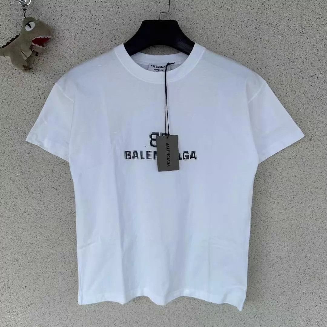 Balenciaga Balenciaga Mosaic Double B Short T-Shirt OS/XS NewWT Size XS / US 0-2 / IT 36-38 - 1 Thumbnail