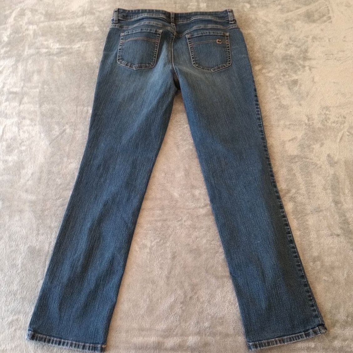 Vintage Chico's Jeans Womens Straight Jeans 33x30 Medium Wash Blue 2 Mid Rise Denim Cotton Blend 5-Pocket Womens Size 26" / US 2 / IT 38 - 2 Thumbnail