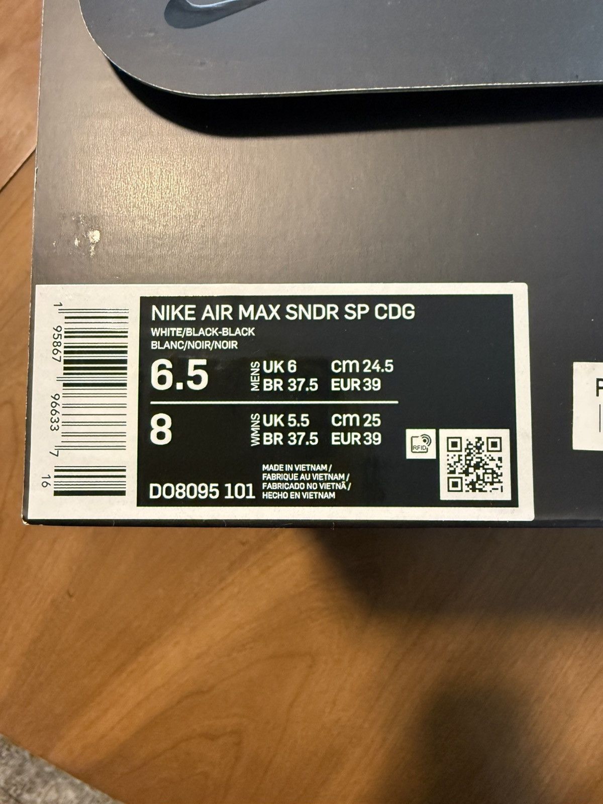 Comme des Garcons × Nike CDG Sunder Max Size US 6.5 / EU 39-40 - 4 Thumbnail