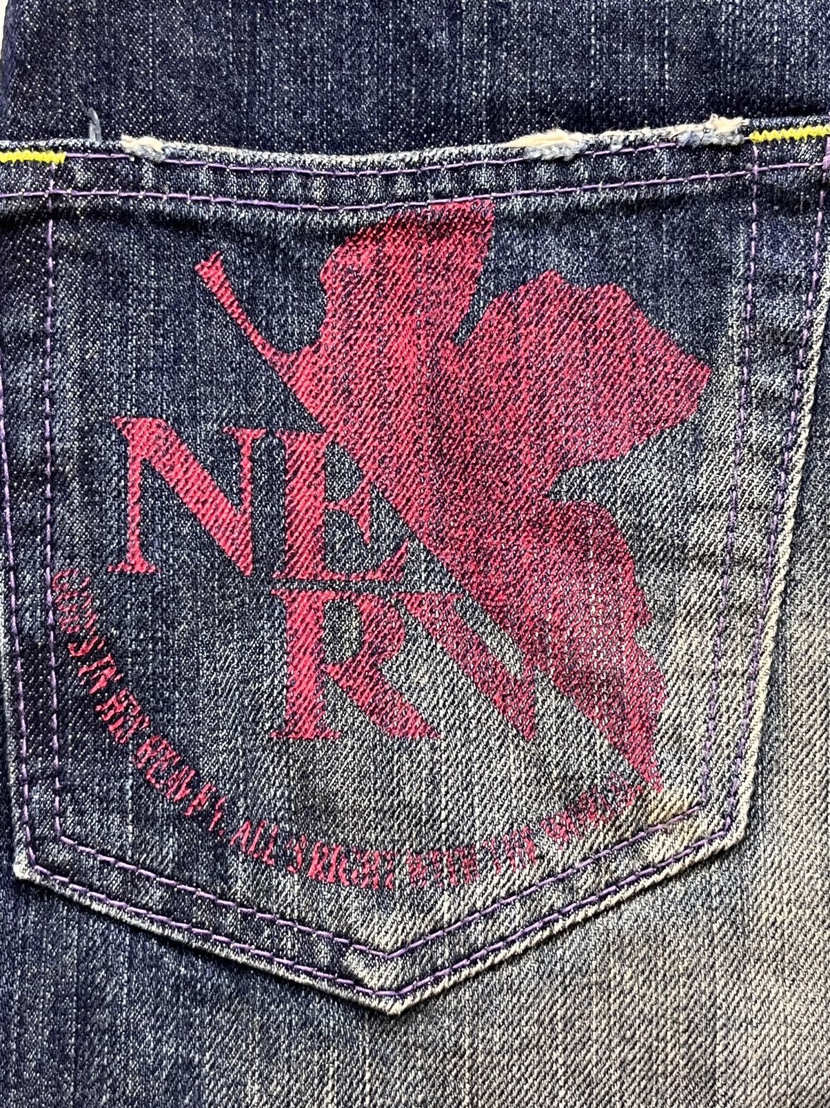 Anime 🔥EVANGELION NERV New Theatrical Version x COSPA JPN Denim Size US 30 / EU 46 - 11 Thumbnail
