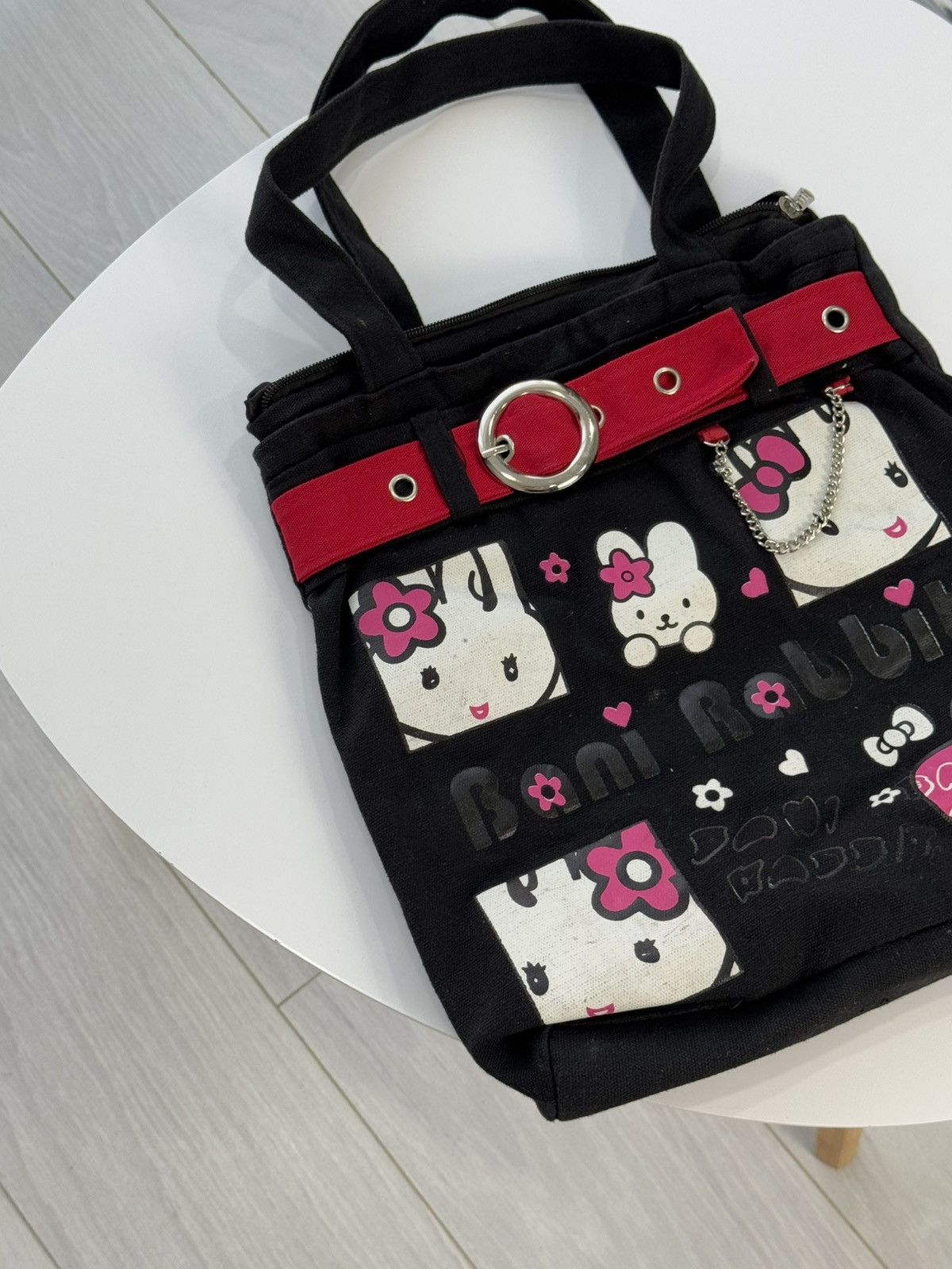 Hysteric Glamour Y2K Hello Kitty Crazy Opium Goth Glam Handle Bag Size ONE SIZE - 2 Thumbnail