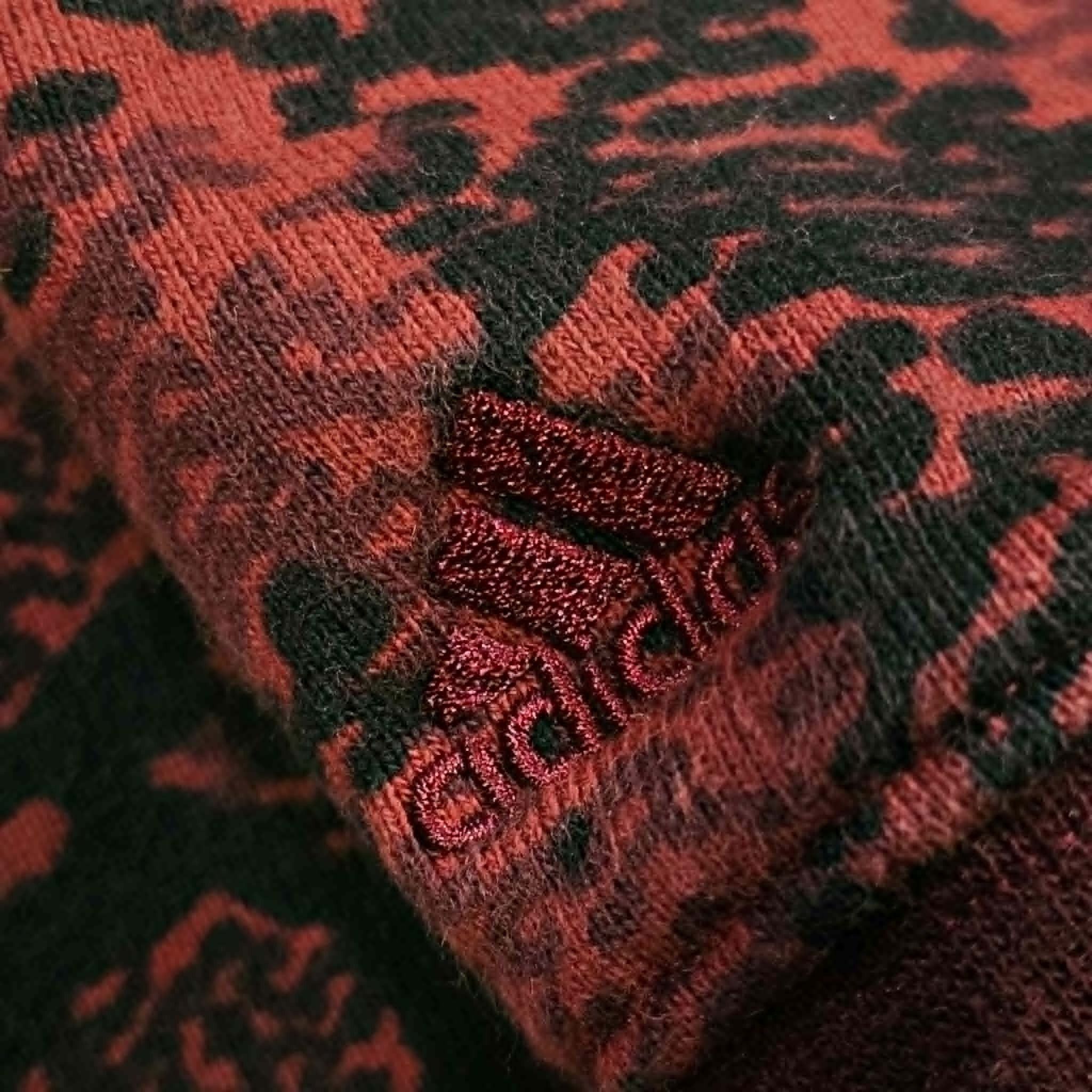 Adidas Adidas X Ivy Park Burgundy All Over Print Hoodie Sweatshirt Size US L / EU 52-54 / 3 - 4 Thumbnail