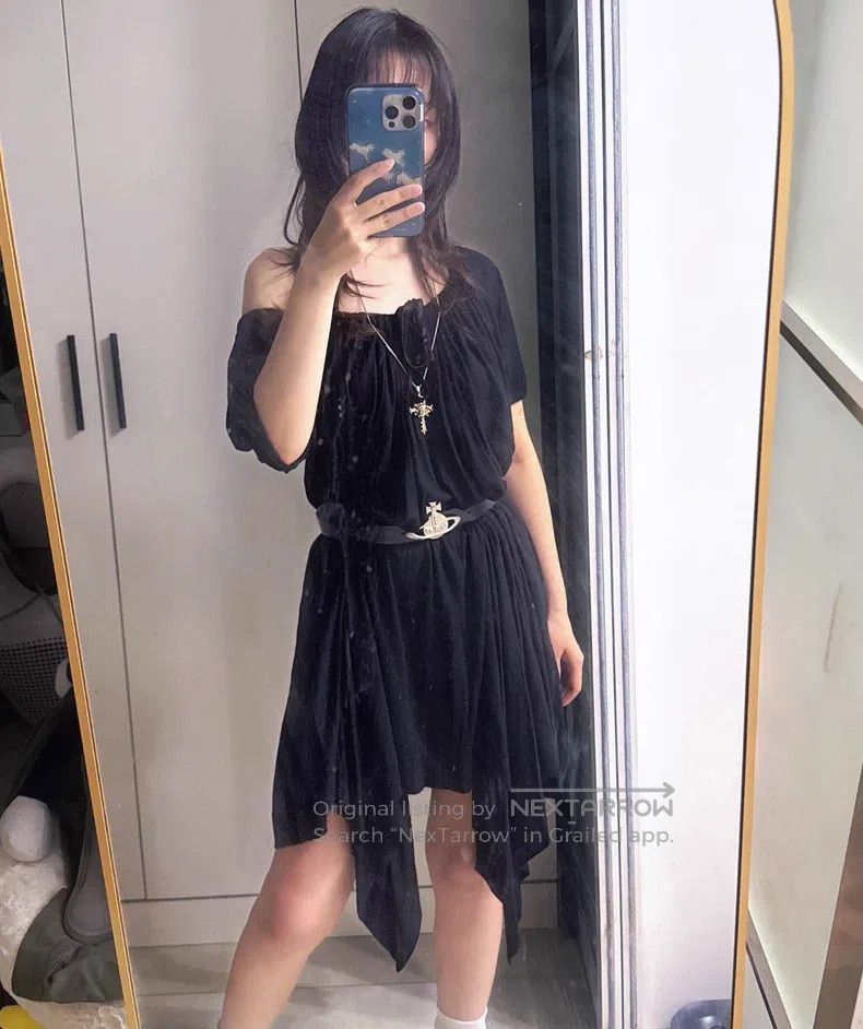 Vivienne Westwood Vivienne Westwood Vintage Distressed Loose Fit Gothic Dres Size M / US 6-8 / IT 42-44 - 1 Thumbnail