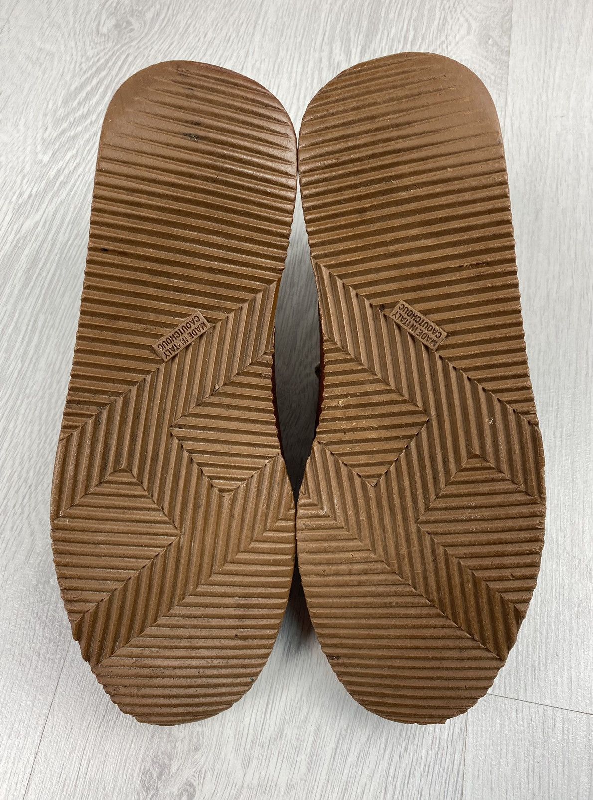 Hermes Vintage Hermes Leather Sneakers Shoes Brown 41 Size US 8 / EU 41 - 21 Thumbnail