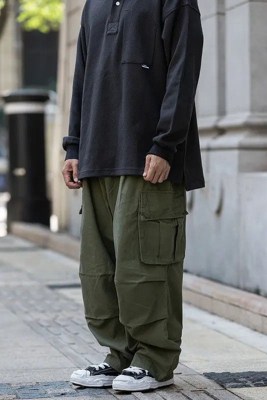 Japanese Brand Yuuka x Asano Japanese Style Cargo Baggy Pants Size US 30 / EU 46 - 2 Thumbnail
