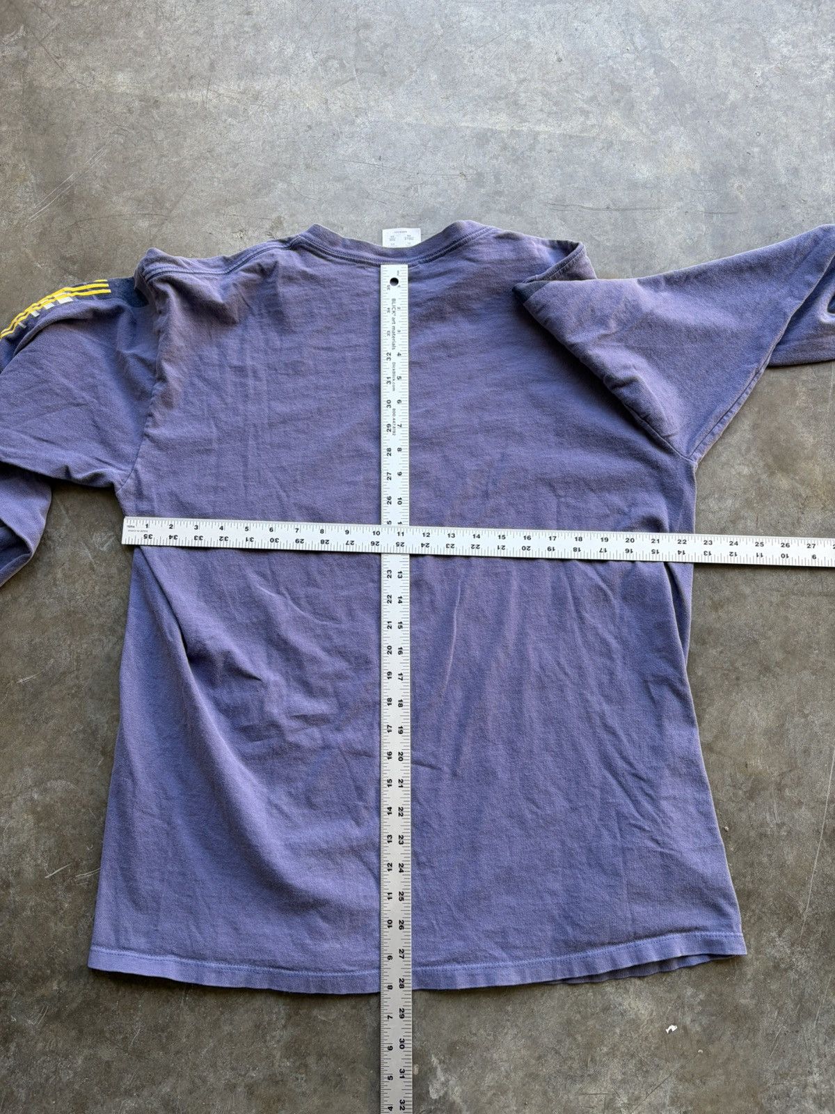 Adidas Vintage 90s/00s Adidas Graphic Faded Navy Long Sleeve Shirt Size US XL / EU 56 / 4 - 5 Thumbnail
