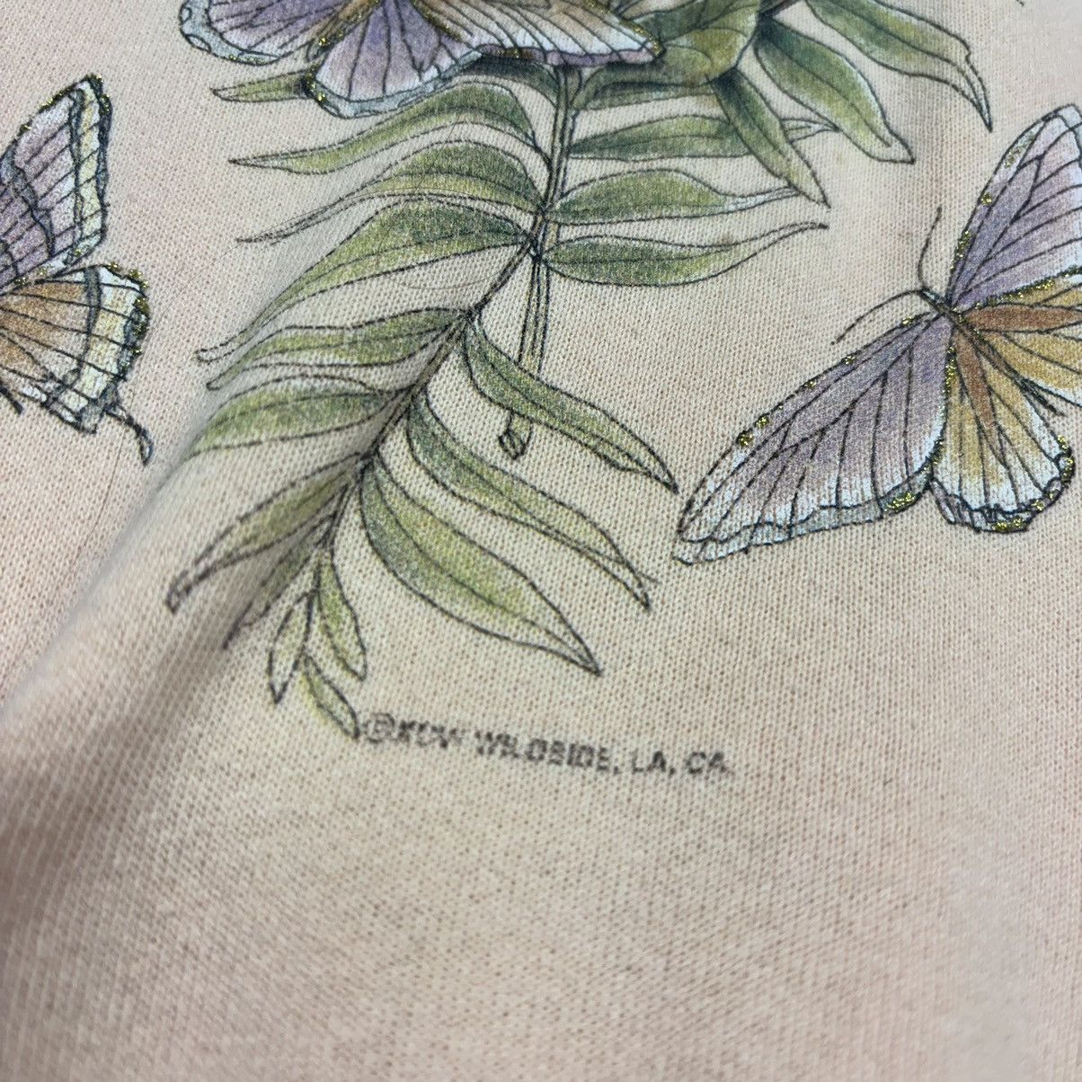 Vintage Vintage Butterfly Sweatshirt Size M / US 6-8 / IT 42-44 - 4 Thumbnail
