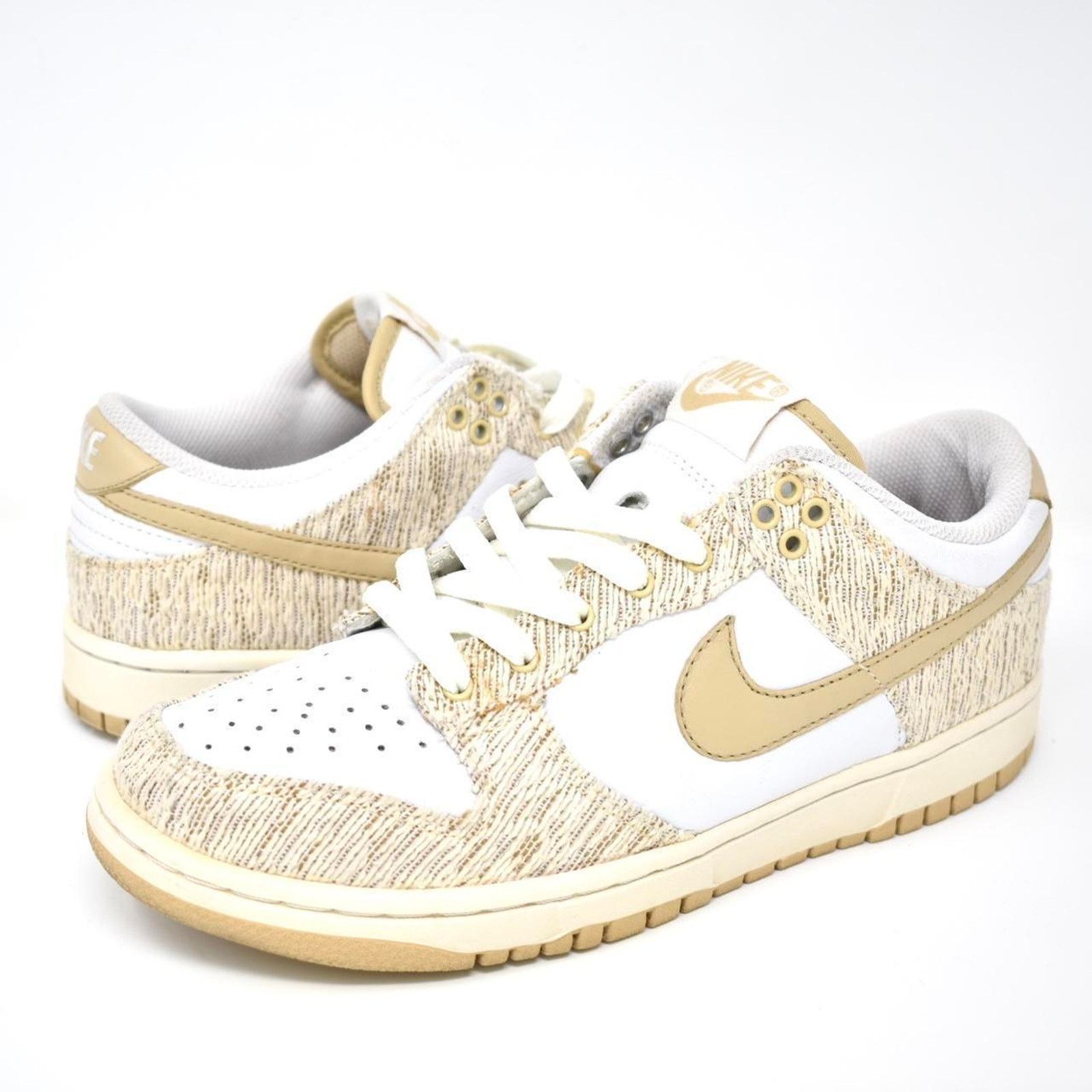 Nike 2007 Nike Dunk Low “Oatmeal Linen” Size US 8 / IT 38 - 1 Thumbnail