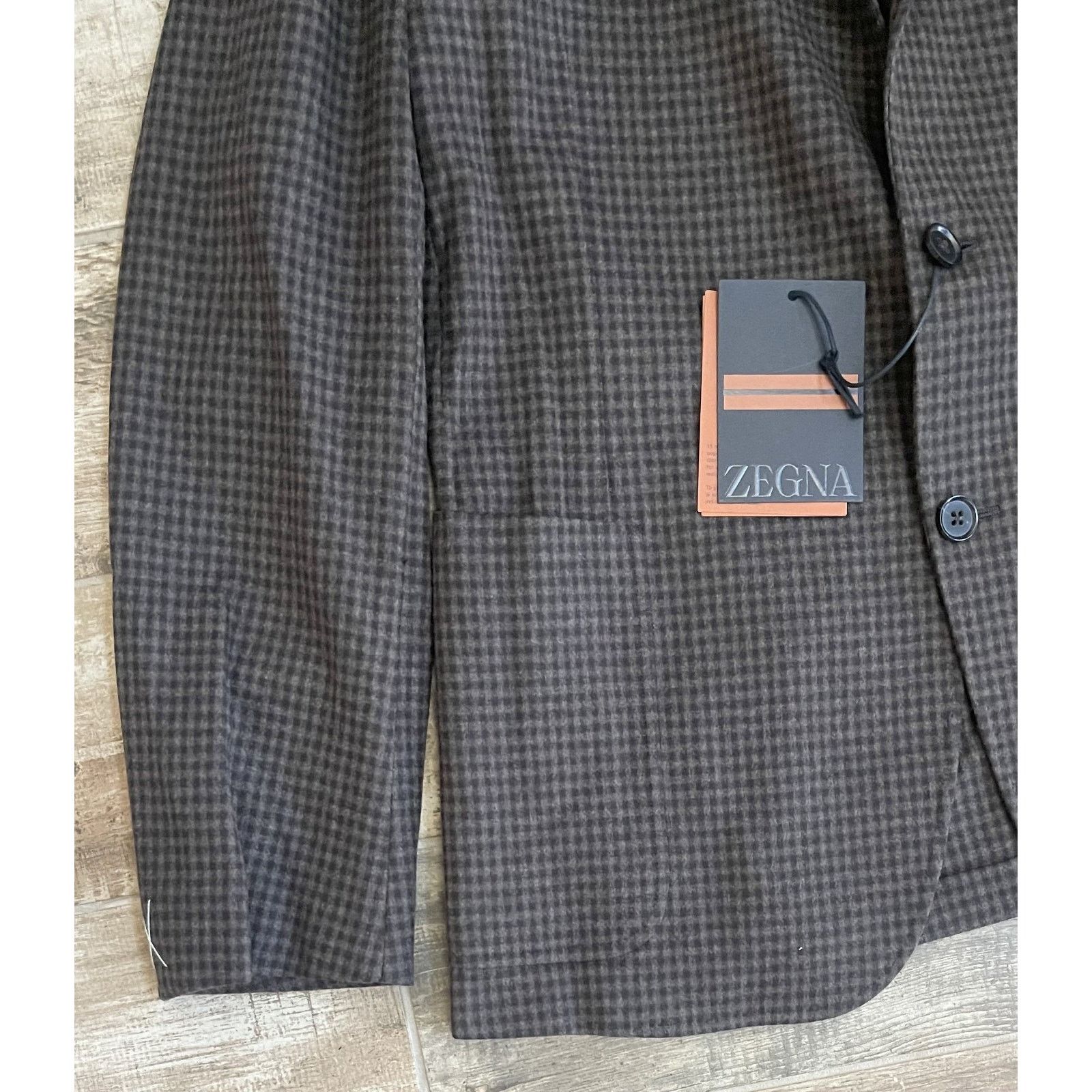 Ermenegildo Zegna $5595 NWT ZEGNA Brown Cashmere 15 Mil Mil 15 Blazer 58(48)R Size 48R - 5 Thumbnail