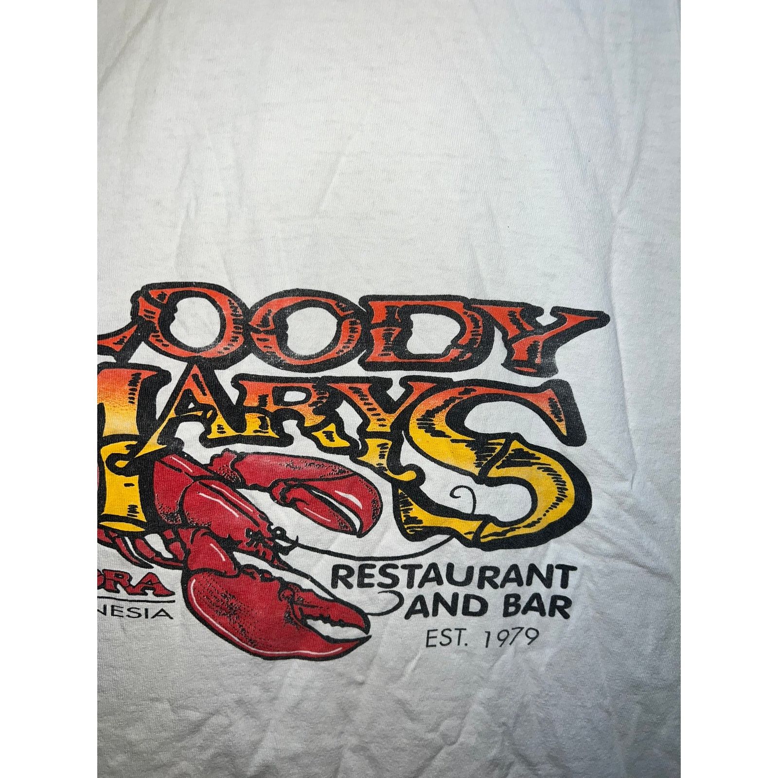Hanes Vintage Bloody Marys Shirt Bora French Polynesia 90s VTG XL Size US XL / EU 56 / 4 - 9 Thumbnail