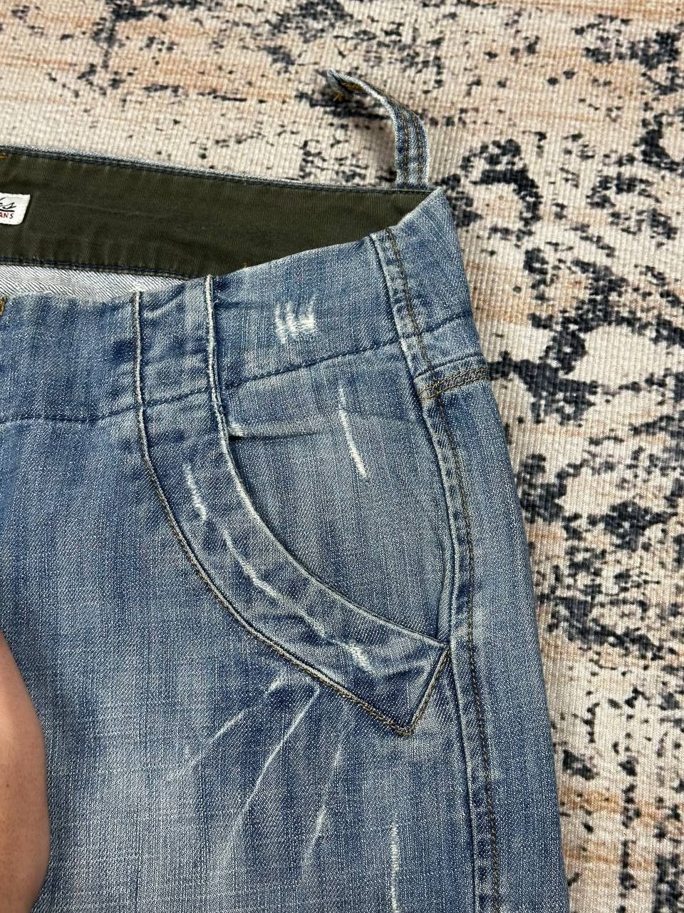 Japanese Brand Flare Cargo Avant Garde Vintage Grunge Opium Jeans Size US 34 / EU 50 - 9 Thumbnail