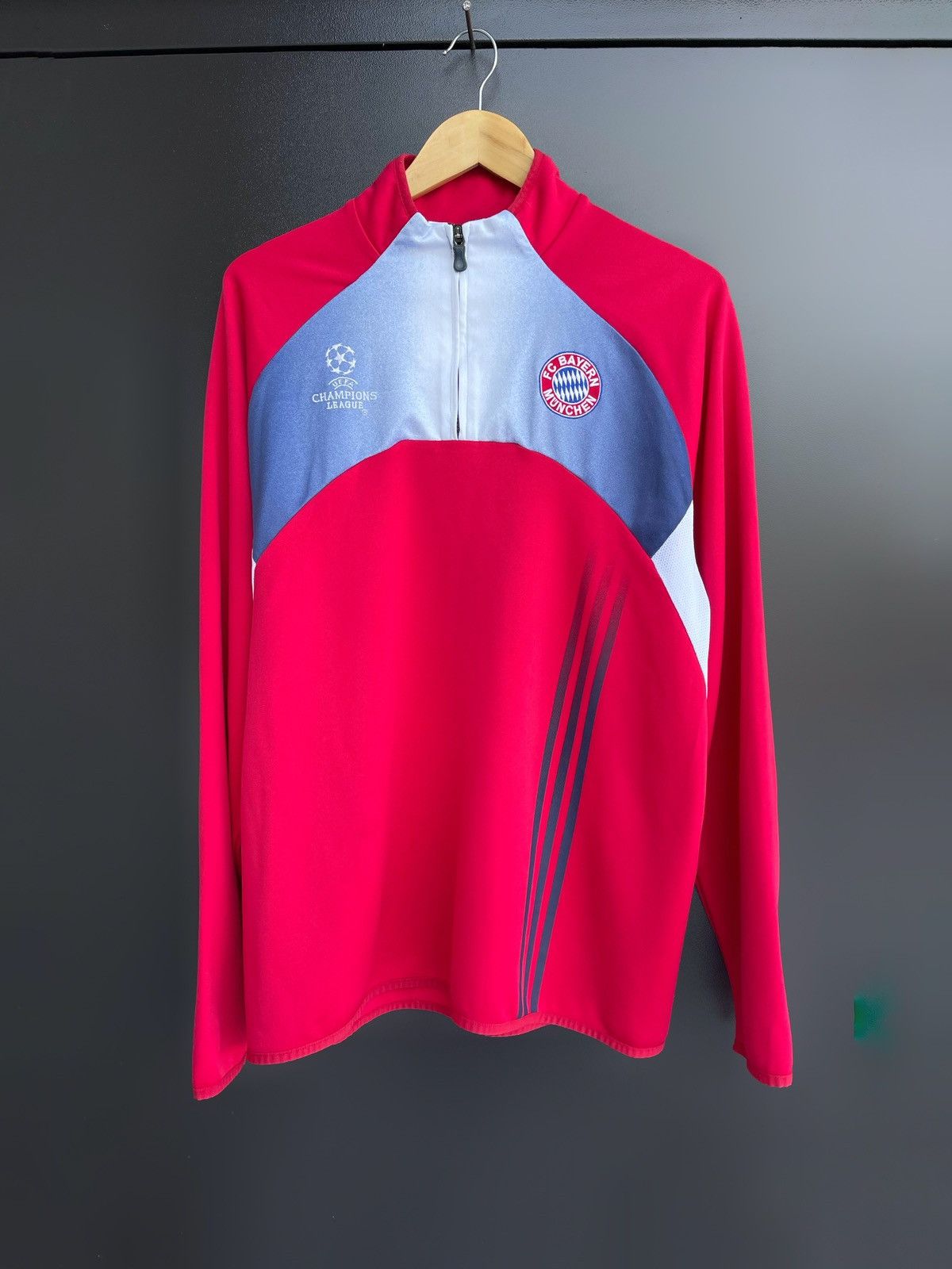 Vintage BAYERN MÜNICH 2003 2004 TRACK JACKET ADIDAS CHAMPIONS LEAGUE Size US L / EU 52-54 / 3 - 1 Thumbnail