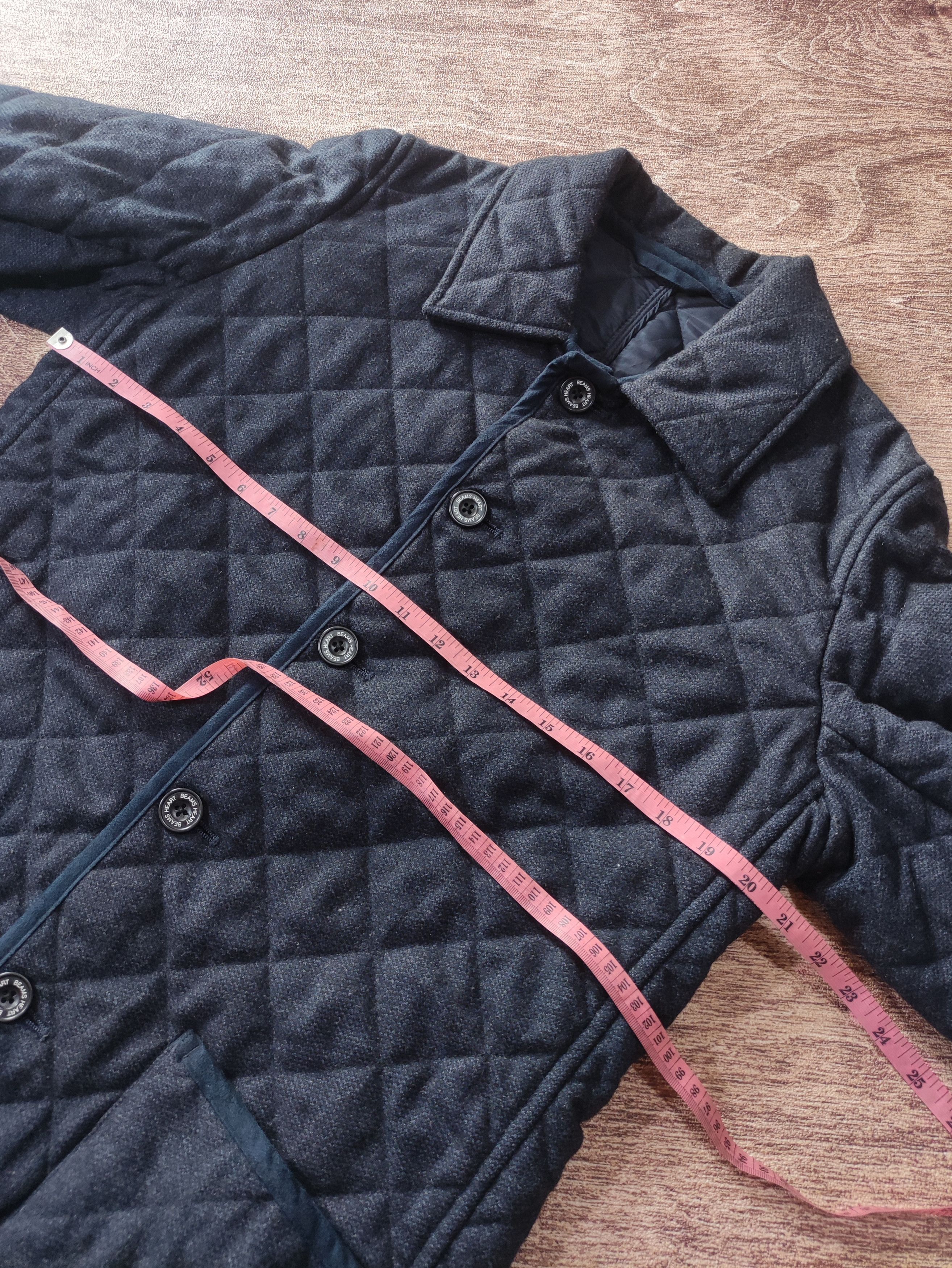 Beams Plus × Japanese Brand BEAMS HEART QUILTED JACKET Size US L / EU 52-54 / 3 - 10 Thumbnail