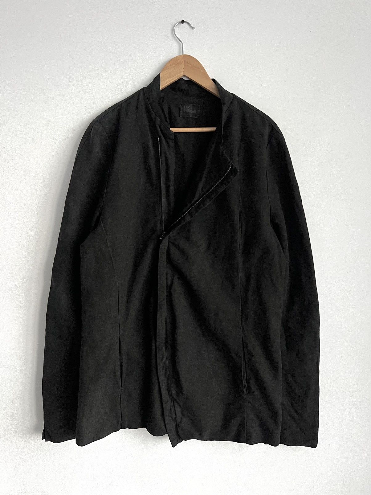 Individual Sentiments 🇮🇹Lost&Found Ria Dunn Linen Asymmetrical Heavy Zip Up Jacket Size US L / EU 52-54 / 3 - 2 Thumbnail