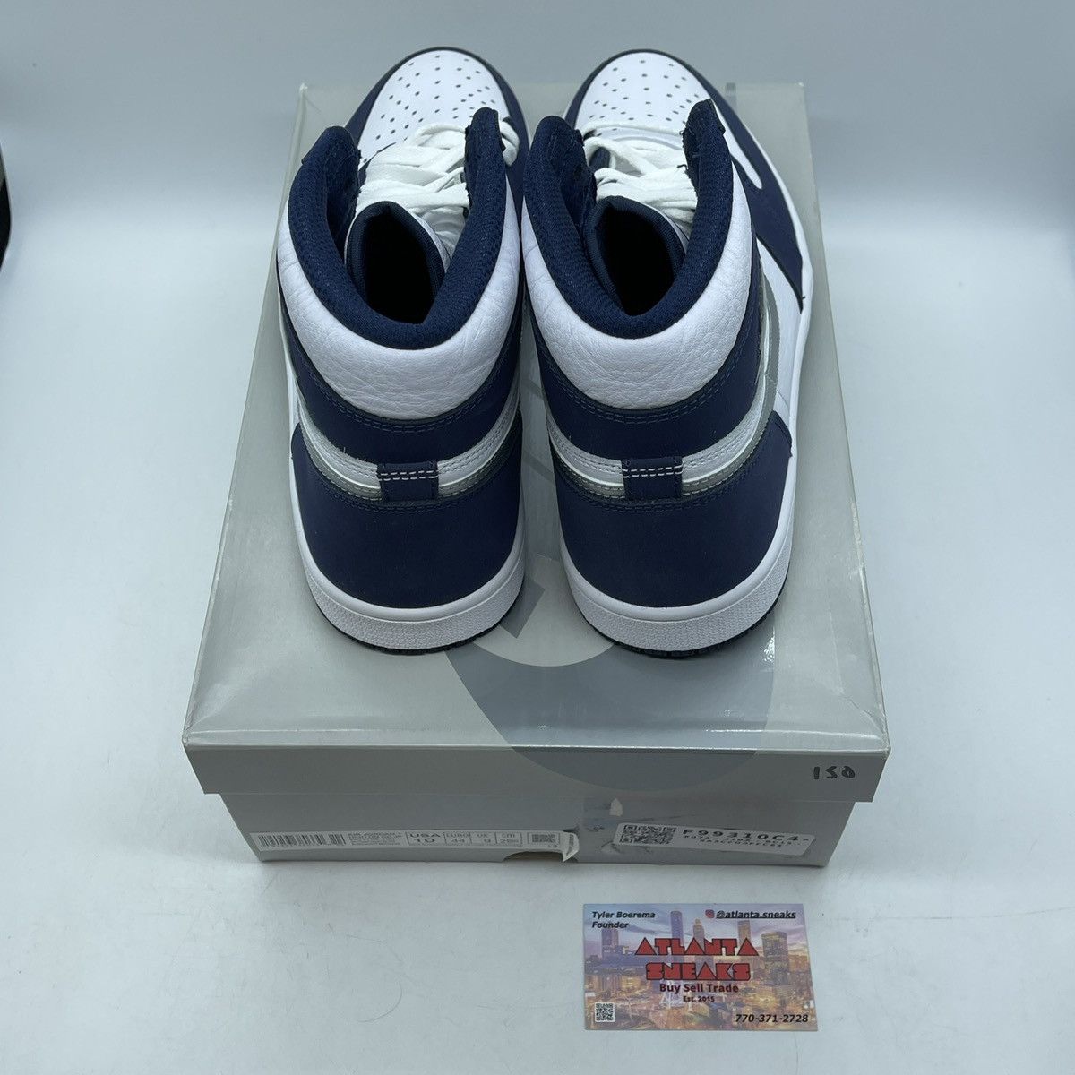 Jordan Brand Air Jordan 1 high midnight navy Size US 10 / EU 43 - 6 Thumbnail
