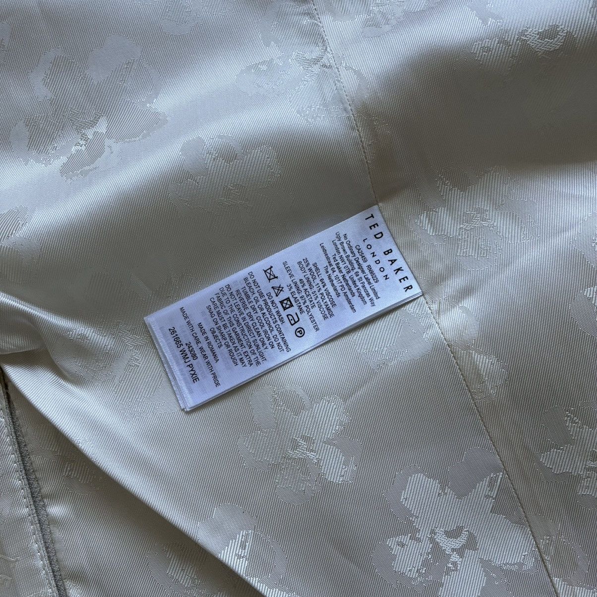 Ted Baker Ted Baker Pyxie Double Breasted Blazer in Champagne Colorway Size XL / US 12-14 / IT 48-50 - 7 Thumbnail