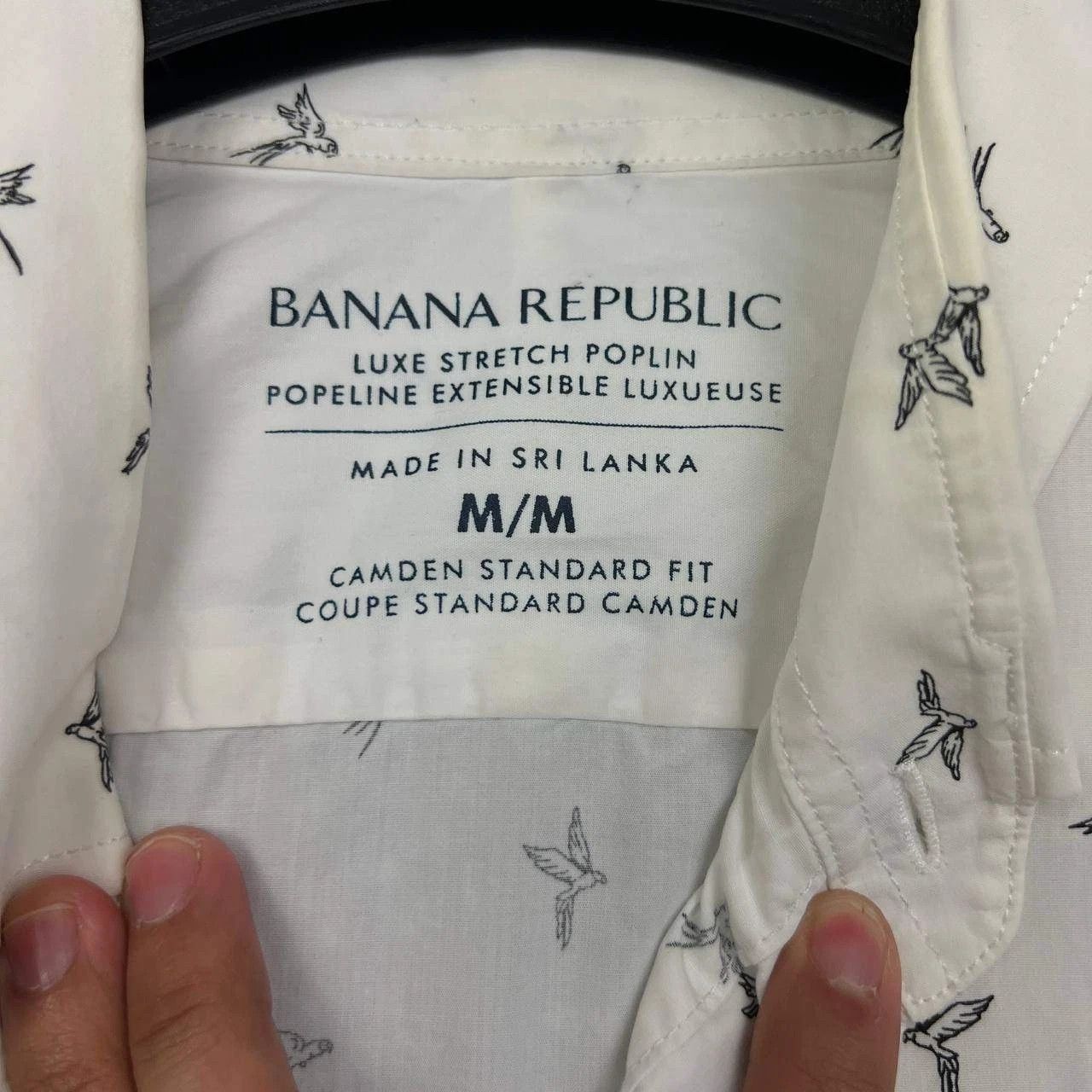 Banana Republic Banana Republic Luxe Stretch Poplin Button Down Cotton M Size US M / EU 48-50 / 2 - 8 Thumbnail