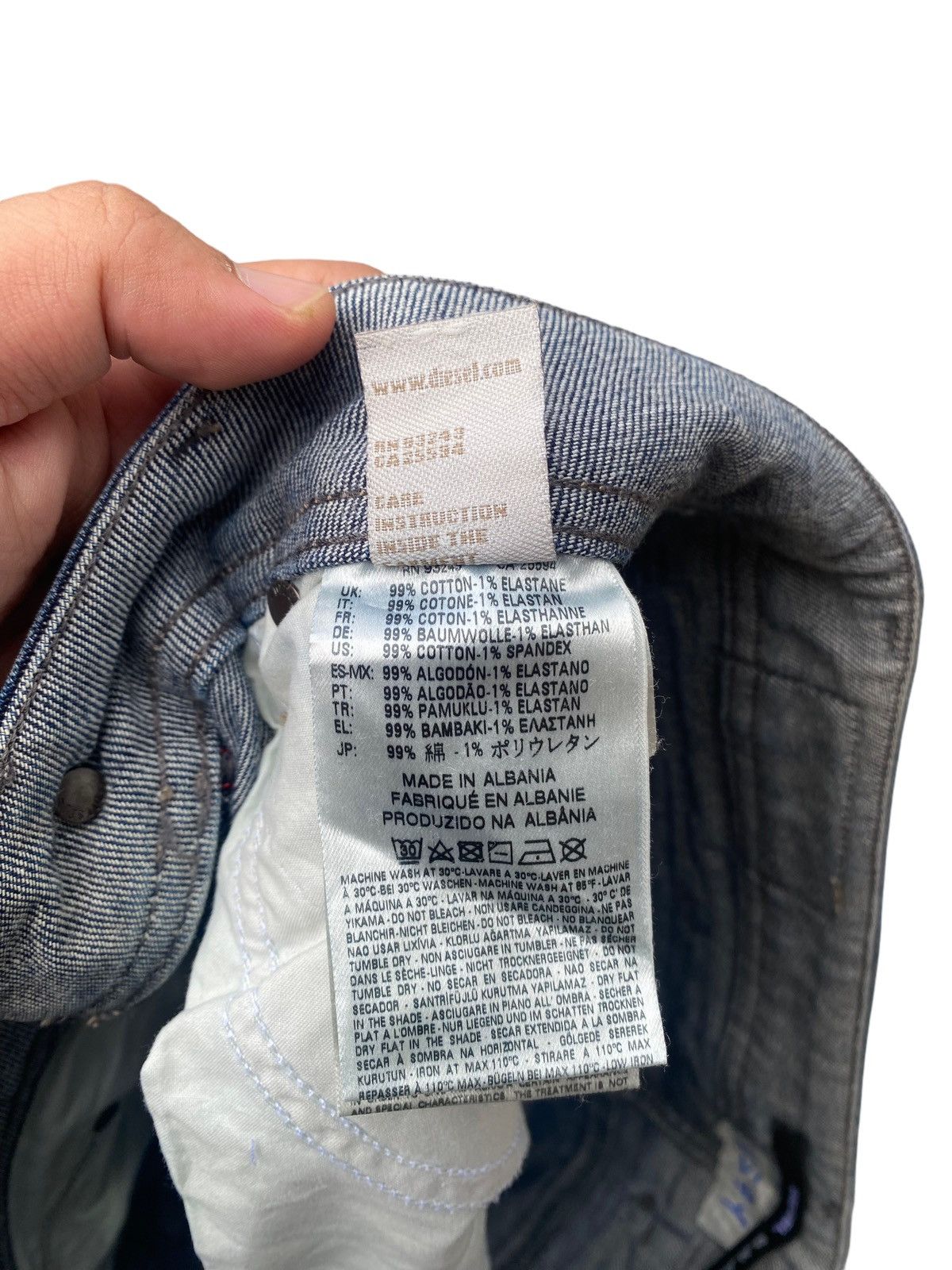 Diesel Distressed Diesel Belther Regular Slim Tappered Pant Size US 34 / EU 50 - 7 Thumbnail