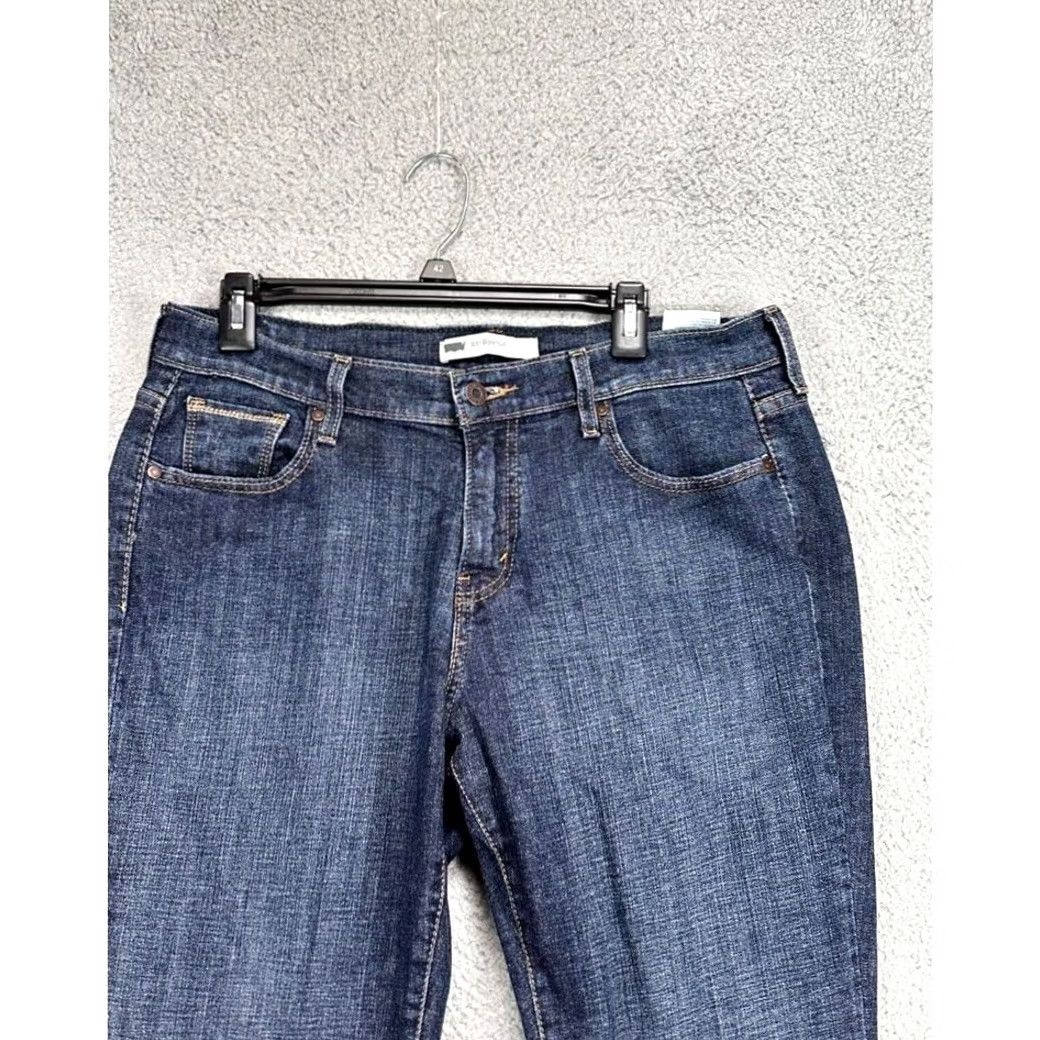 Levi's Levi's 515 Jeans Womens 12M Bootcut Denim Straight Red Tab Blue 32in 34in Inseam Rise High Size 34" / US 12 / IT 48 - 3 Thumbnail
