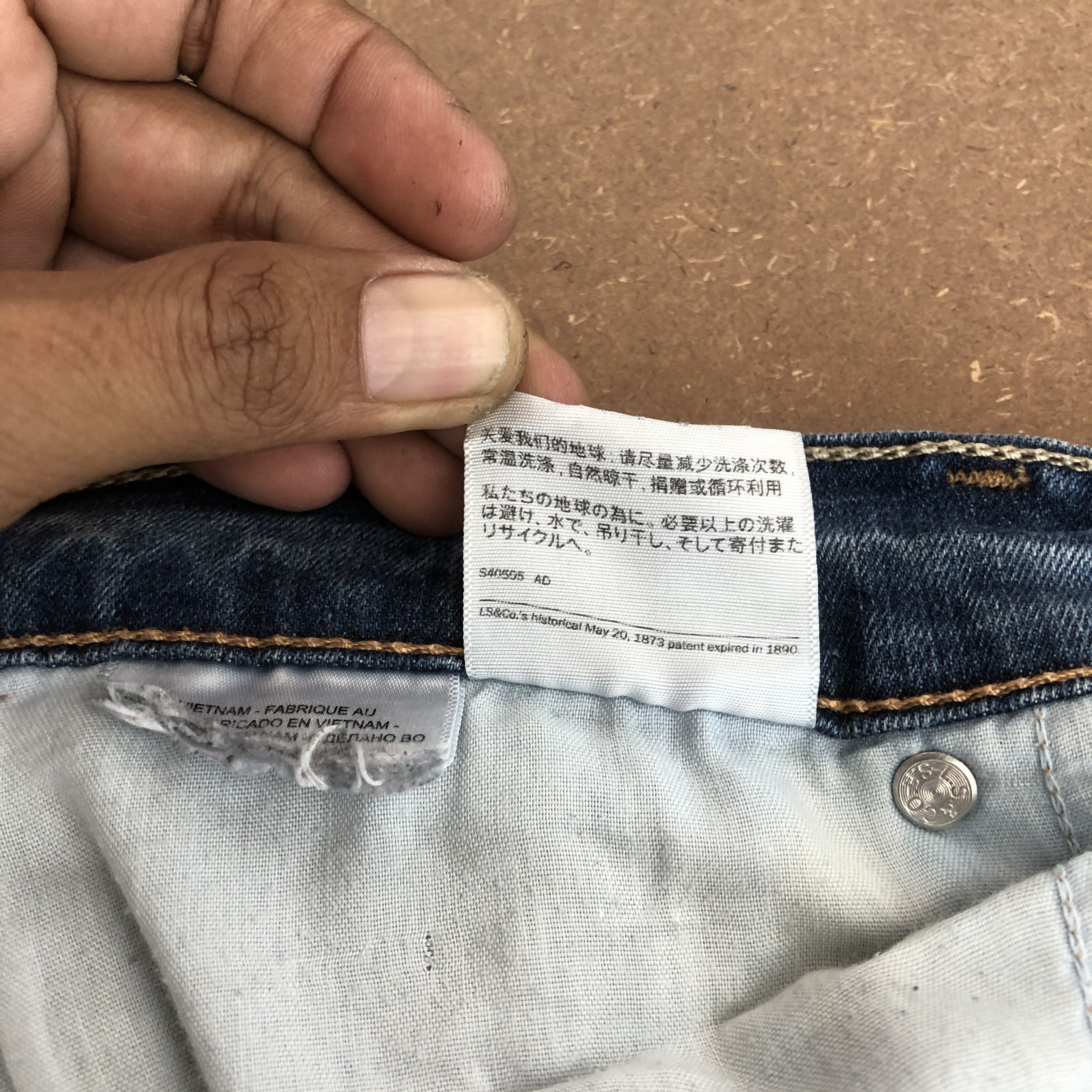 Levi's Vintage Levi's Skinny Jeans Levis Slim Tapered Denim Pants Size US 34 / EU 50 - 7 Thumbnail