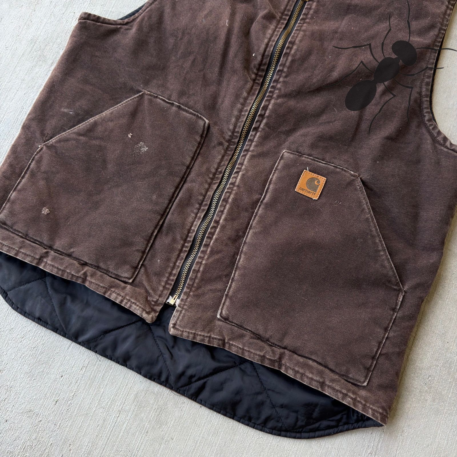 Carhartt × Vintage Carhartt DKB brown work wear vest Size US L / EU 52-54 / 3 - 2 Thumbnail