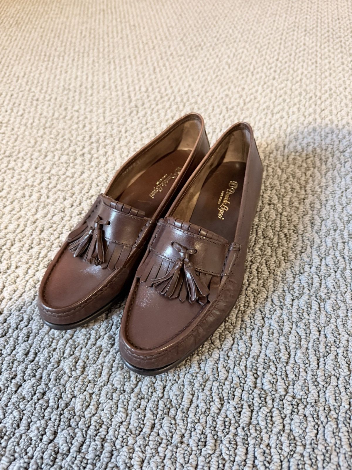Other D. Lepori Brown Leather Tassel Loafer - Unlined Size US 8 / EU 41 - 3 Thumbnail