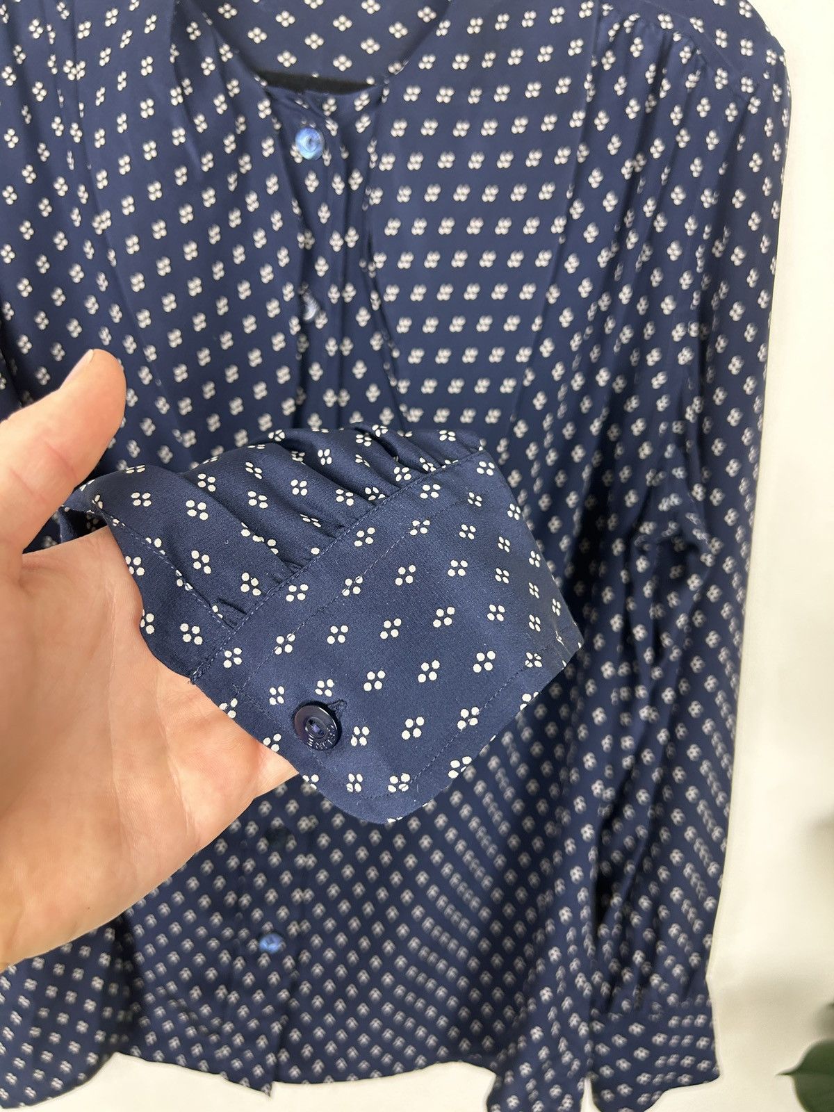 Celine Celine Black Silk Sample Shirt Size M / US 6-8 / IT 42-44 - 7 Thumbnail