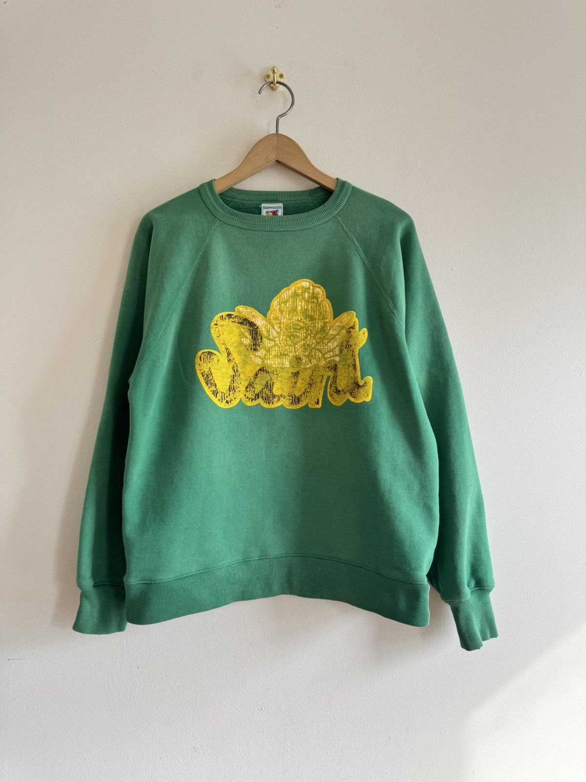 Saint Michael Saint Michael Green Saint Angel Crewneck Sweatshirt Size US XL / EU 56 / 4 - 1 Thumbnail
