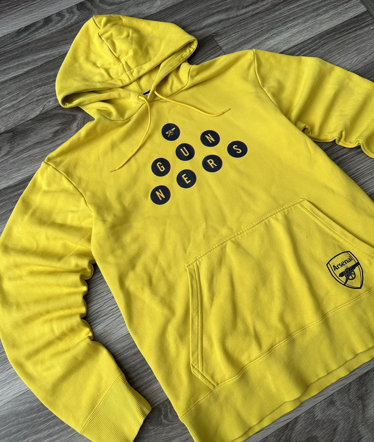 Nike Nike Arsenal Vintage Yellow Gunners y2k hoodie big logo Size US M / EU 48-50 / 2 - 2 Thumbnail