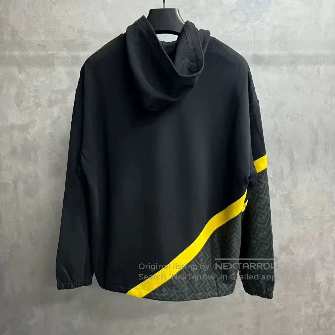 Fendi fendi black hoodie with yellow accents. Size US M / EU 48-50 / 2 - 2 Thumbnail