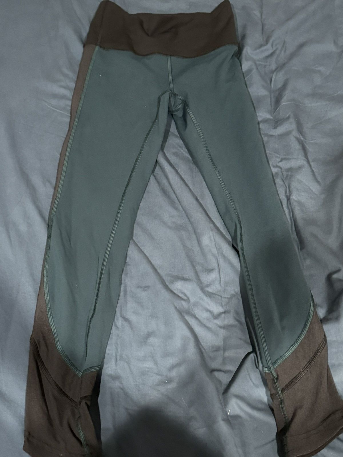 Lululemon Lululemon Multicolor Leggings Black & Blue Size 26" / US 2 / IT 38 - 1 Thumbnail